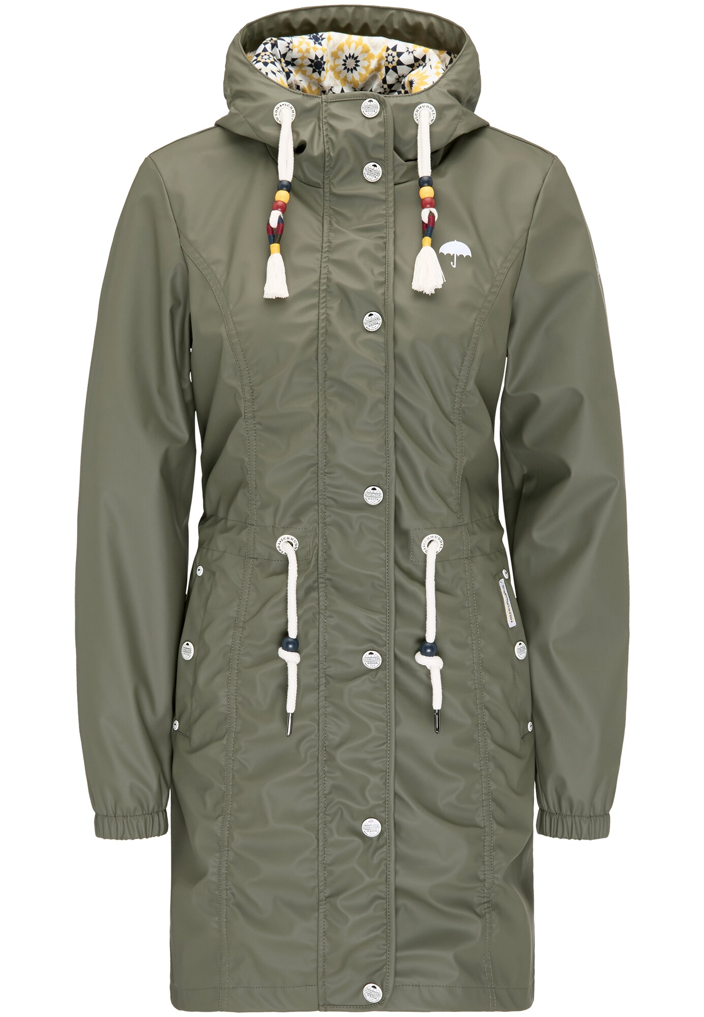 Schmuddelwedda Dames Tussenparka Olijfgroen schmuddelwedda kopen in de aanbieding