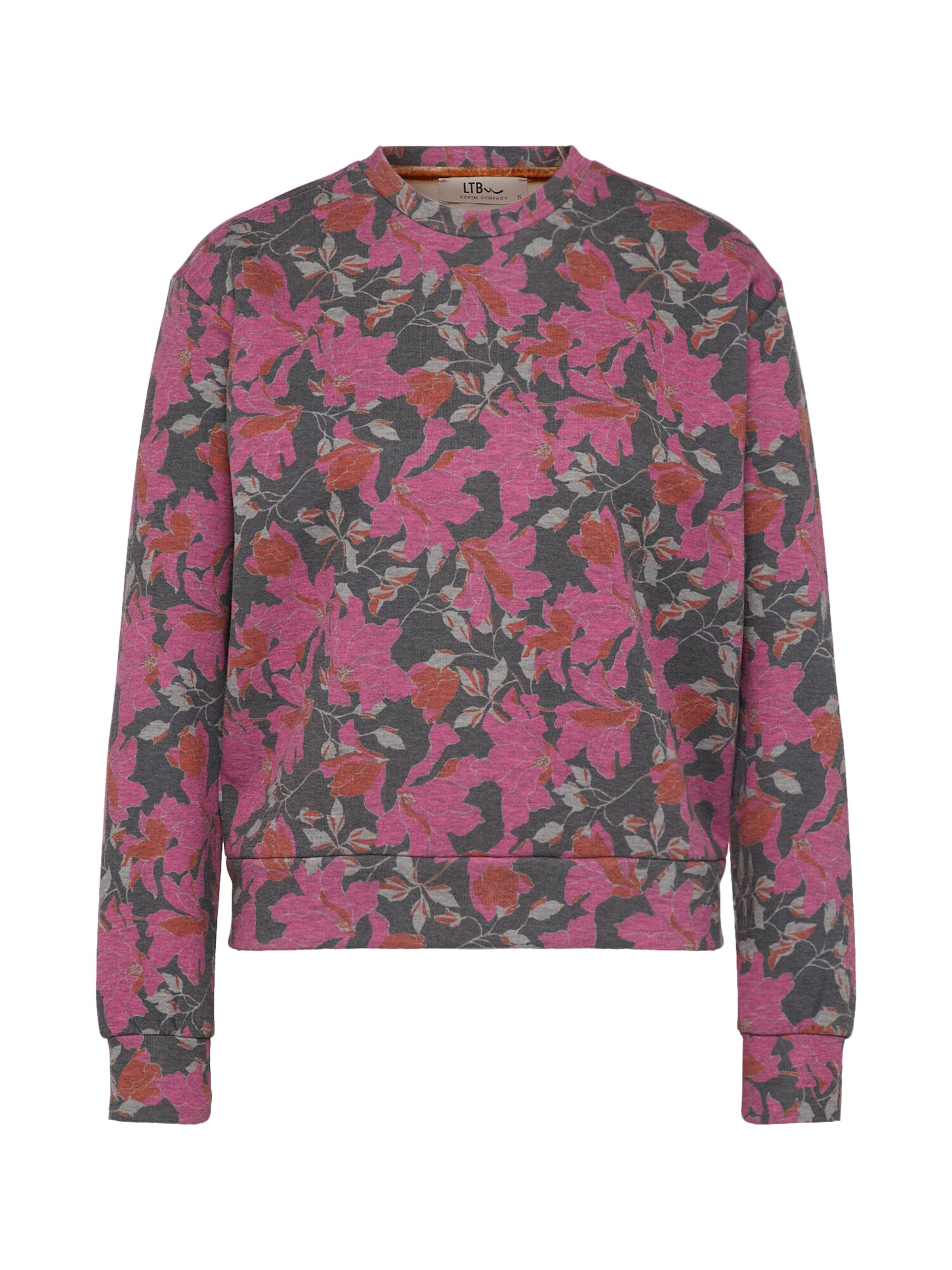 Ltb Dames Sweatshirt Kodemo Grijs Pink ltb kopen in de aanbieding