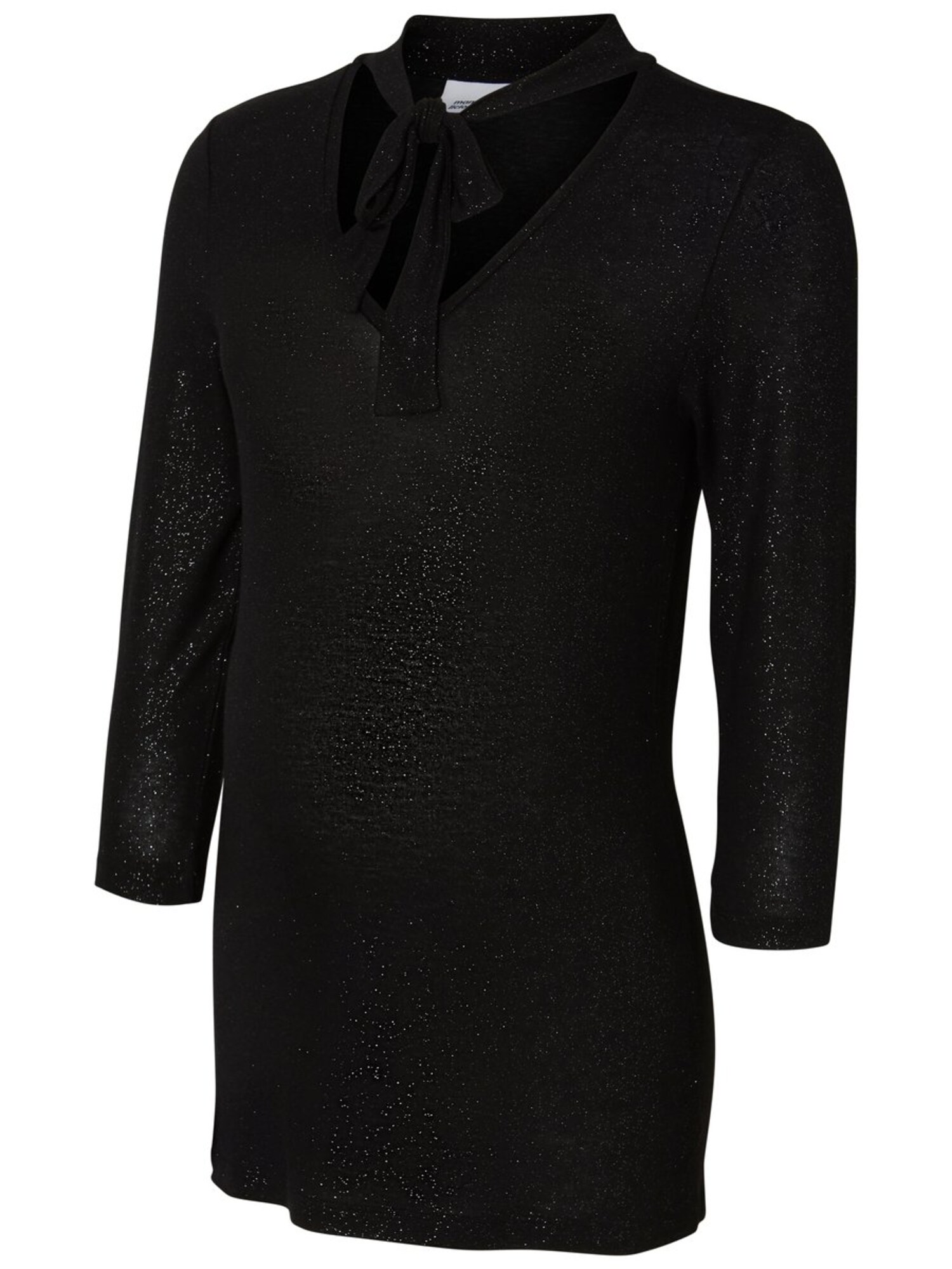 Mamalicious Dames Shirt Zwart Zilver mamalicious kopen in de aanbieding