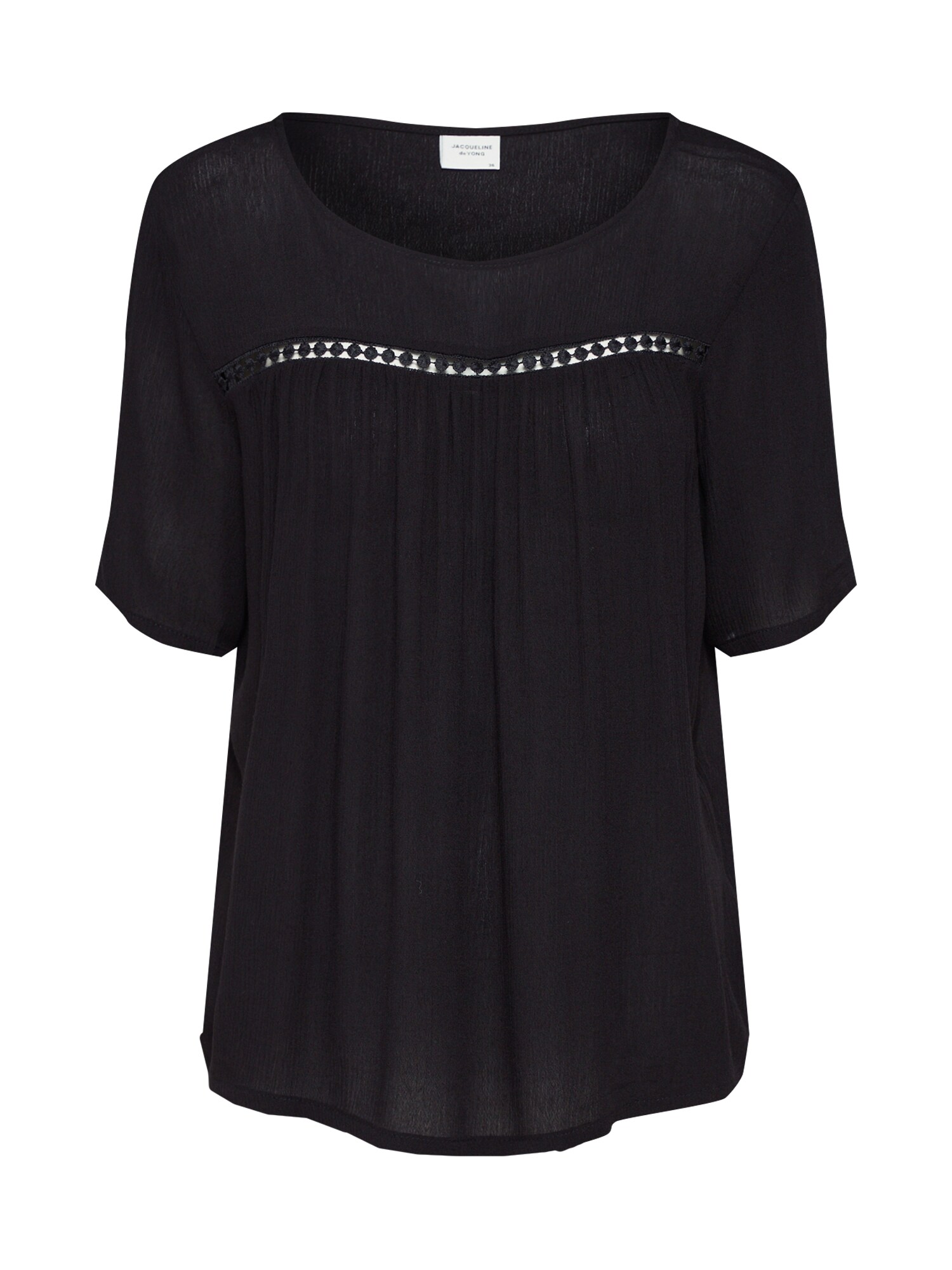 Jacqueline De Yong Dames Shirt Luke Zwart jacqueline de yong kopen in de aanbieding