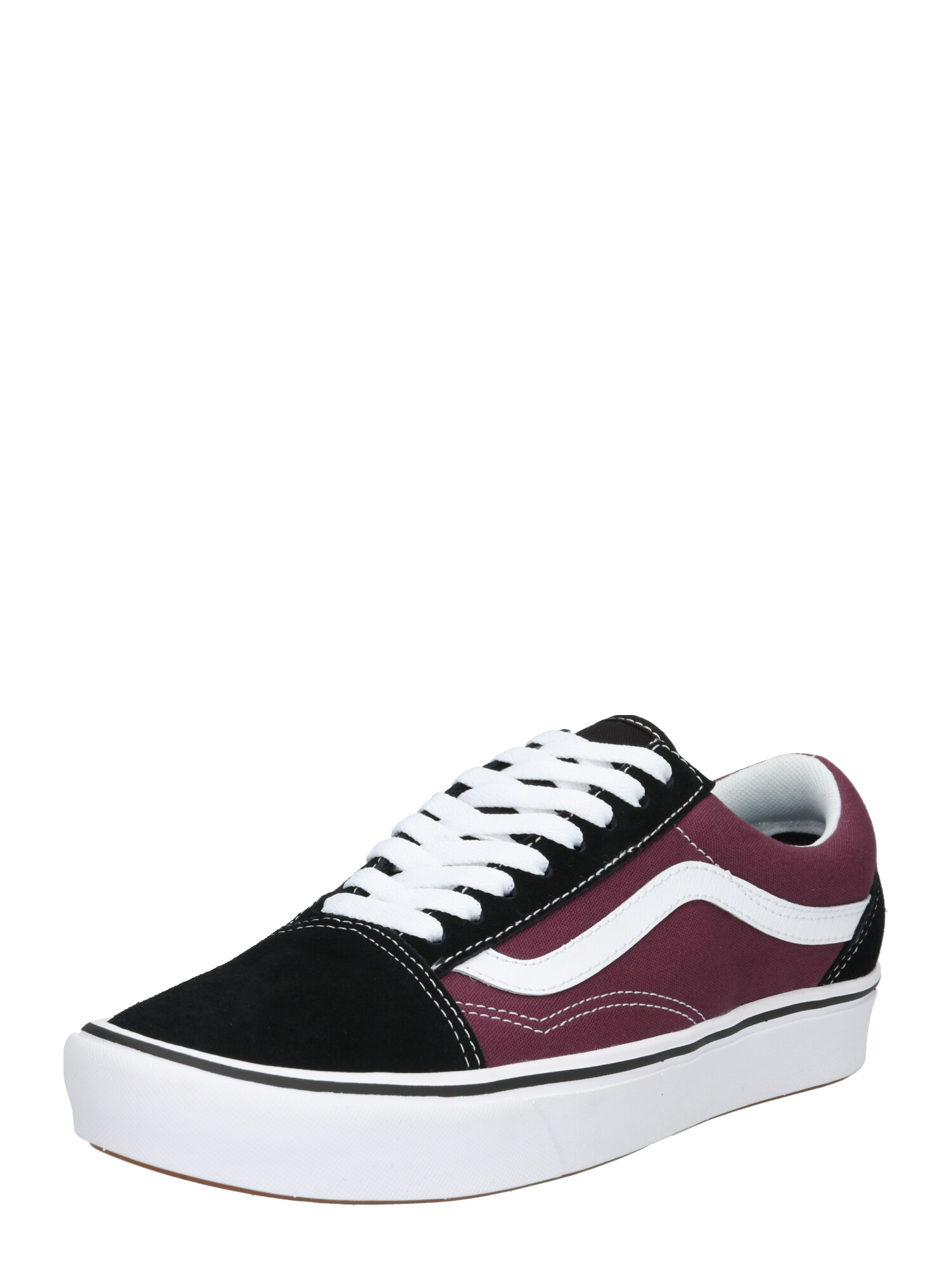 VANS Sneaker ''''Old Skool'''' weiß / bordeaux / schwarz