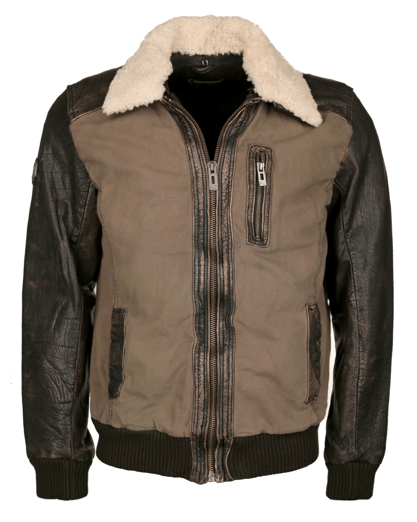 Maze Mixjacke ''''Pacos'''' beige / schwarz