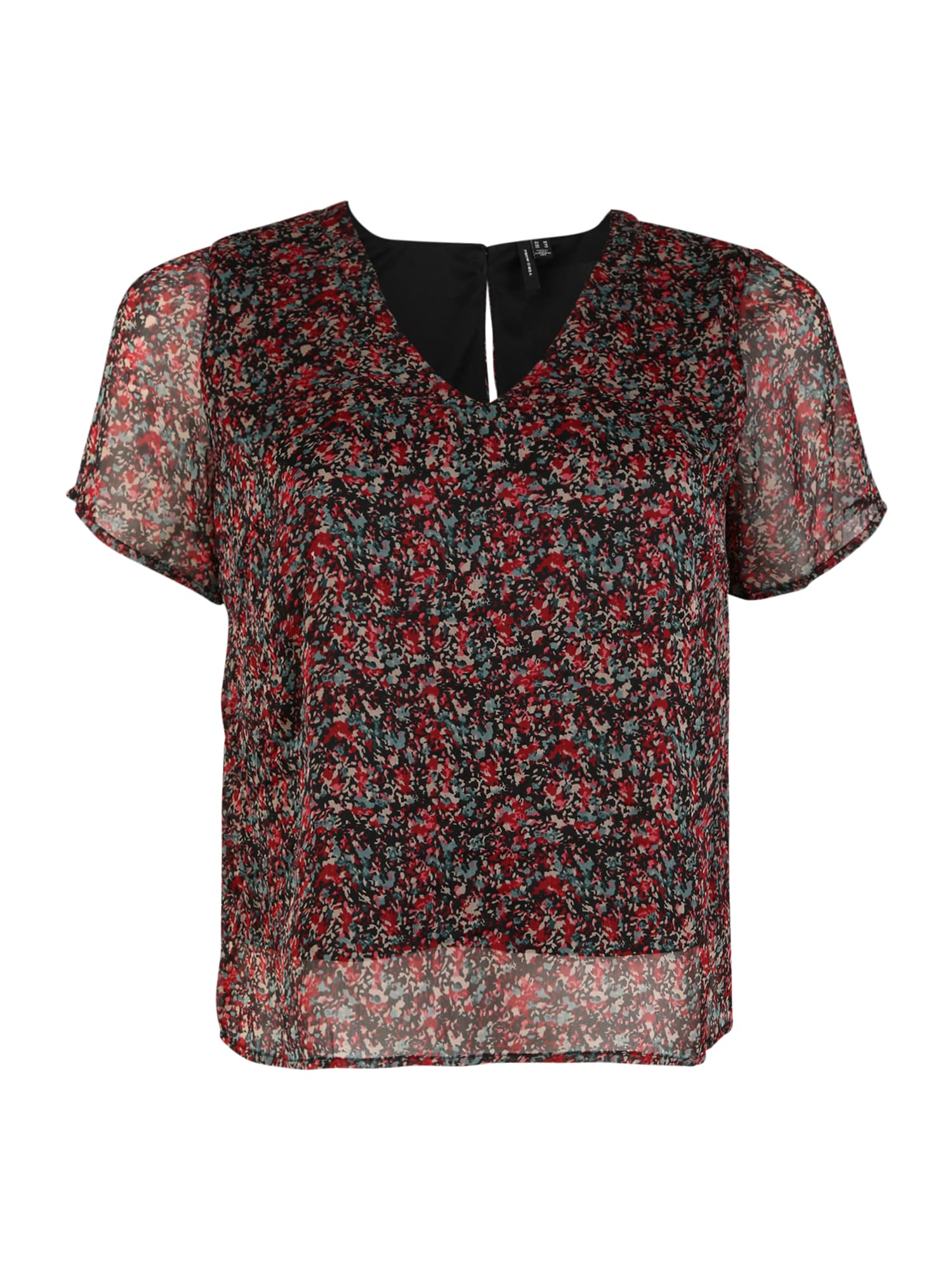 Vero Moda Curve Palaidinė 'KAY'  juoda / mišrios spalvos