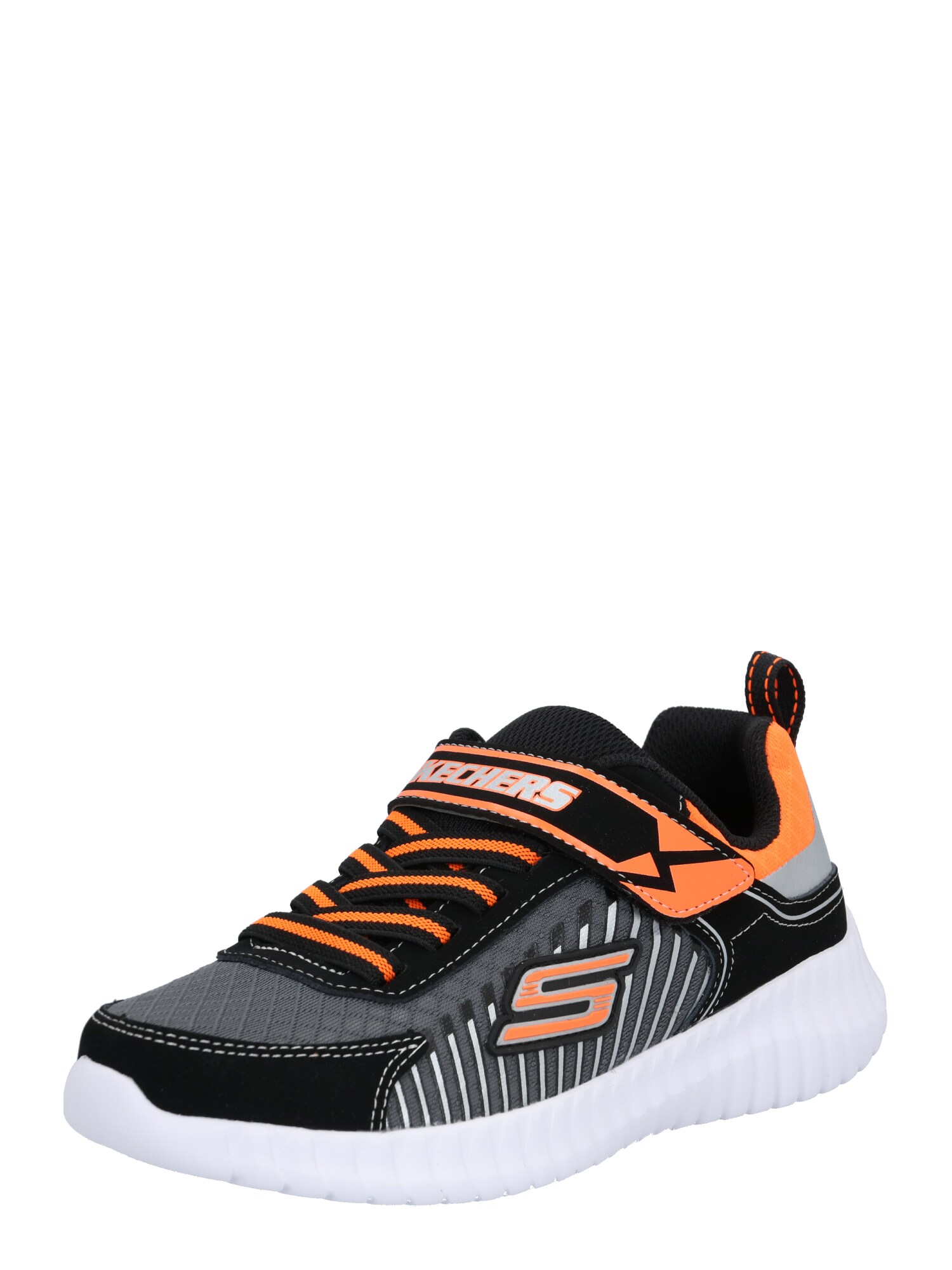 SKECHERS Sportbačiai 'Elite Flex - Spectropulse'  pilka / oranžinė / juoda