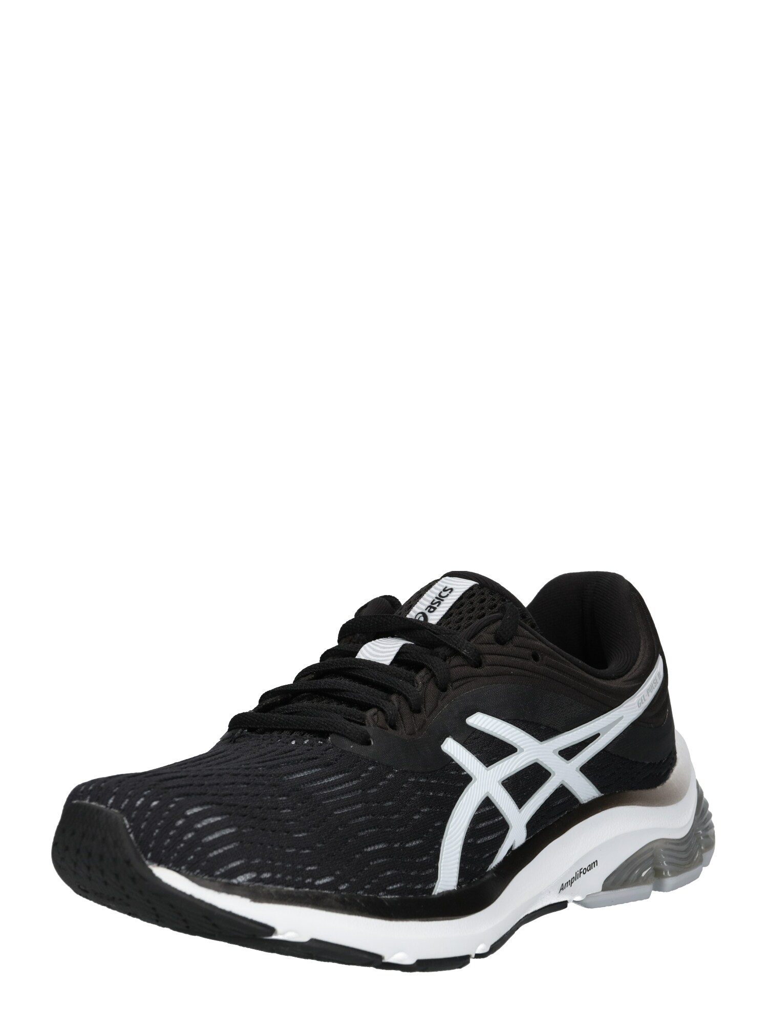 Asics Dames Loopschoen Gel Pulse 11 Grijs Zwart Wit asics kopen in de aanbieding