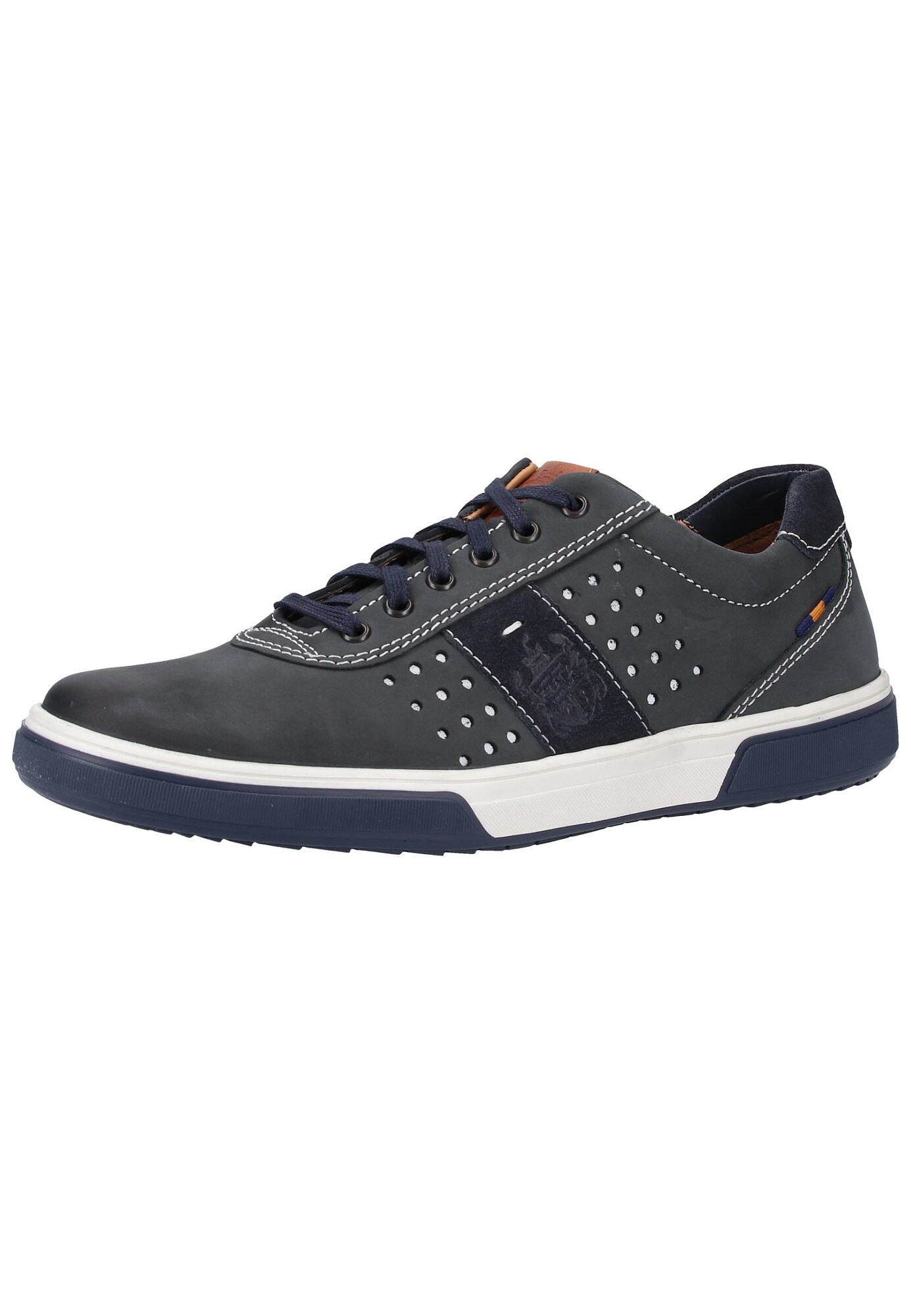 Fretz Men Heren Sneakers Laag Duifblauw Violetblauw fretz men kopen in de aanbieding