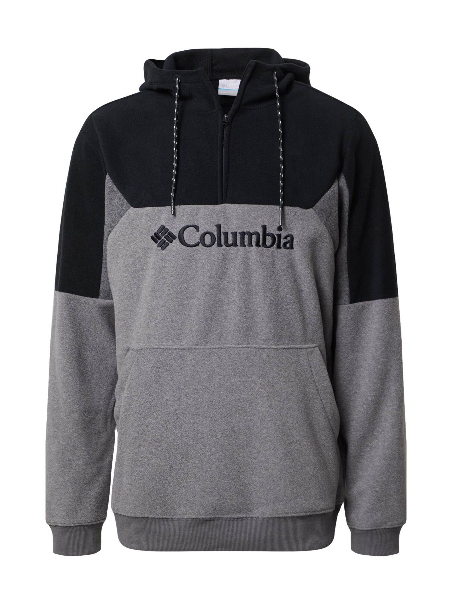 COLUMBIA Sportinio tipo megztinis 'Lodge II'  margai pilka / juoda