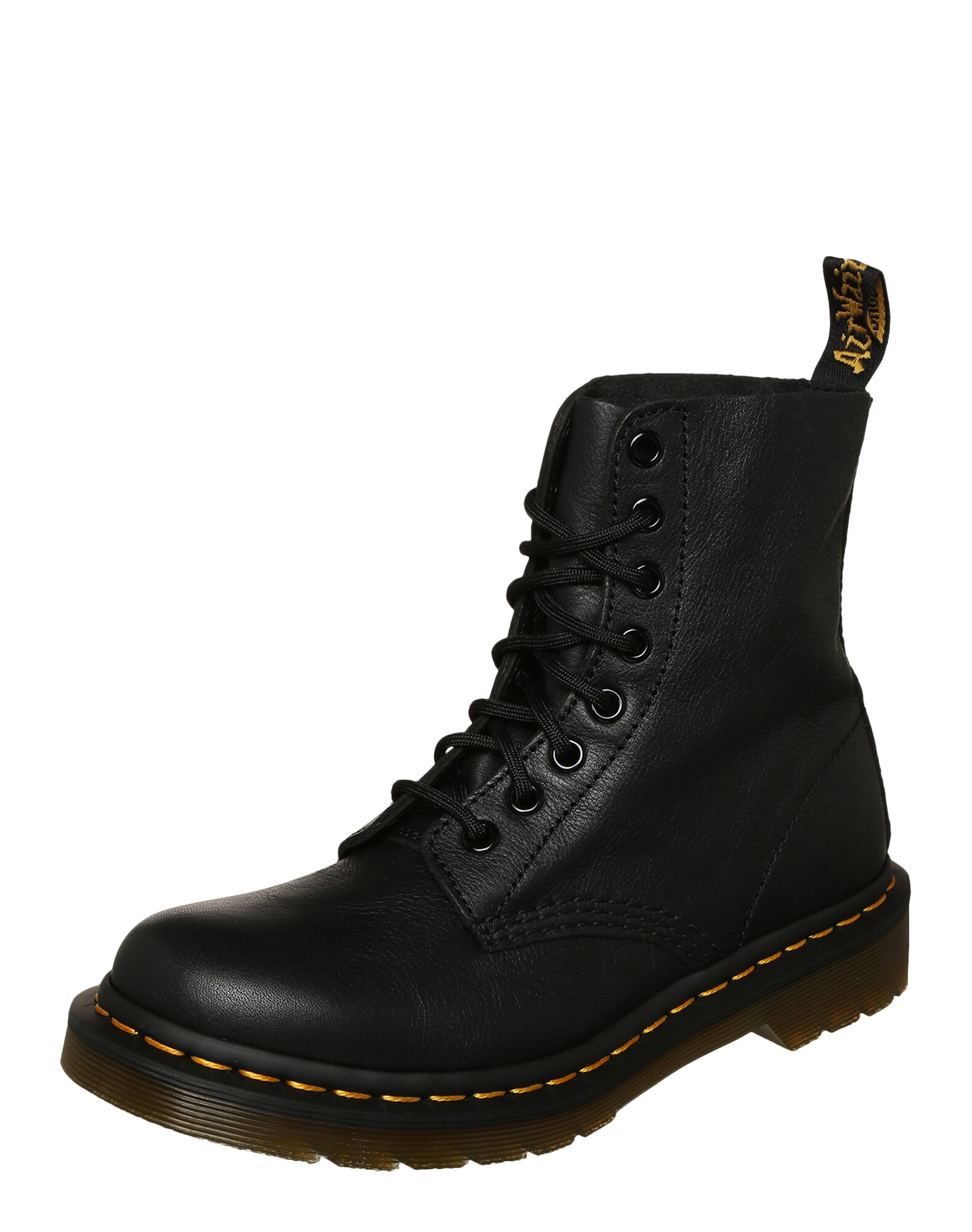 Dr. Martens Šnurovacie členkové čižmy 'Pascal'  zlatá žltá / čierna