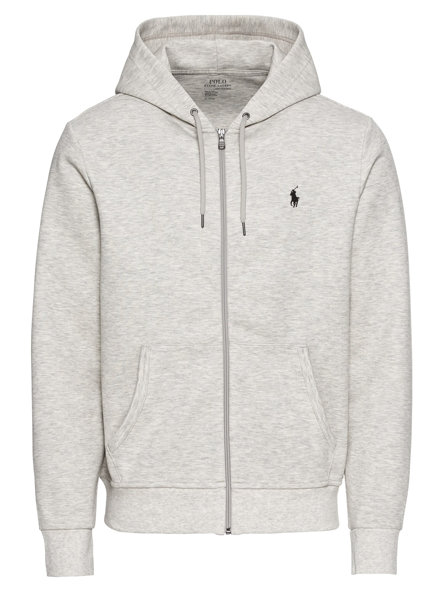 POLO RALPH LAUREN Megztinis be užsegimo 'LSFZHOODM1-LONG SLEEVE-KNIT'  margai pilka