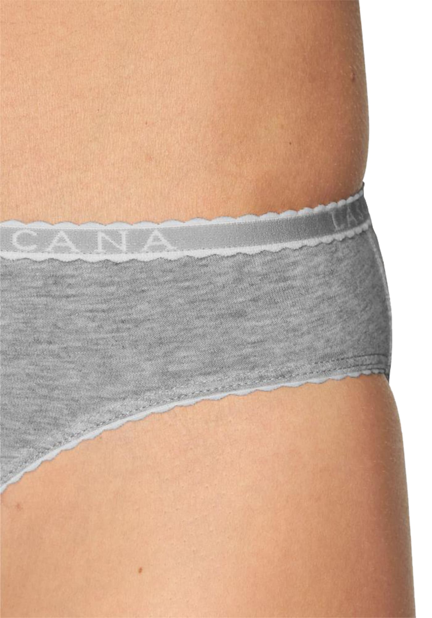 LASCANA Slip  krém / szürke melír termék 2. képe