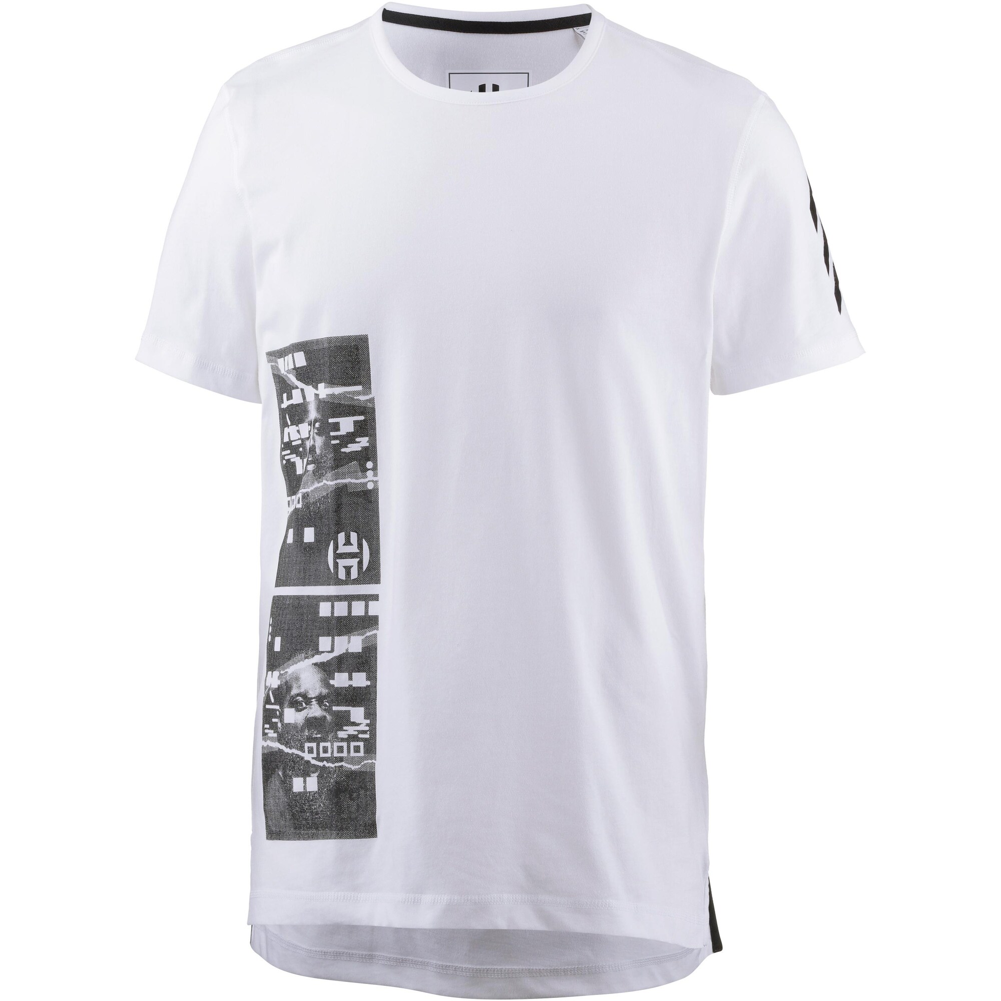 Adidas Performance Heren Functioneel Shirt Harden Wit adidas performance kopen in de aanbieding