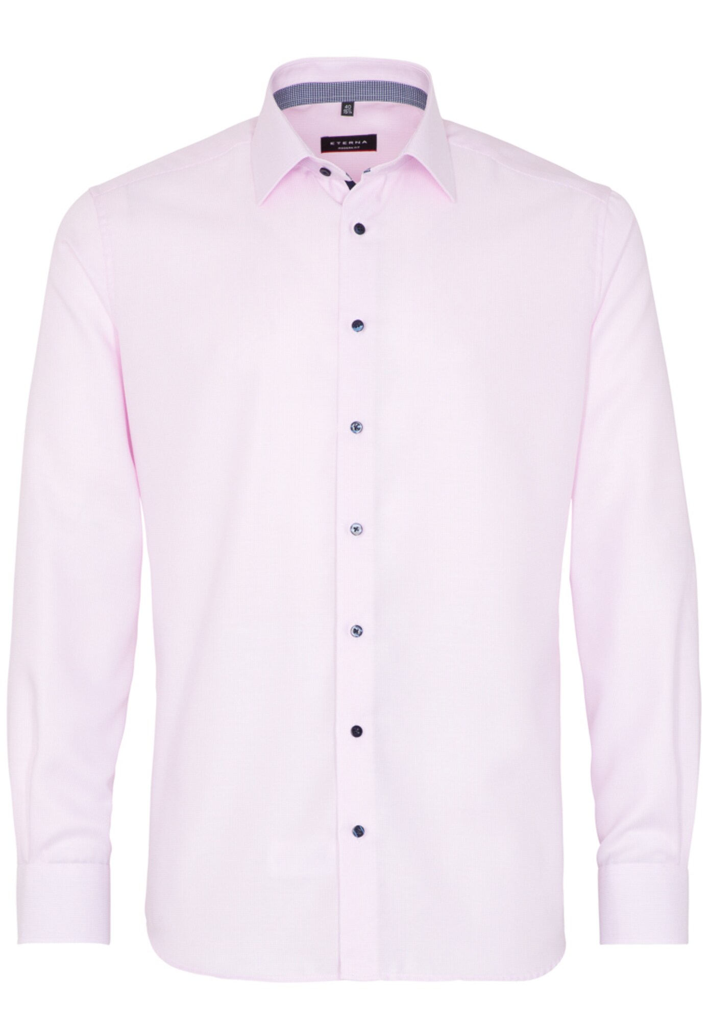 Eterna Heren Overhemd Modern Fit Pastelroze eterna kopen in de aanbieding