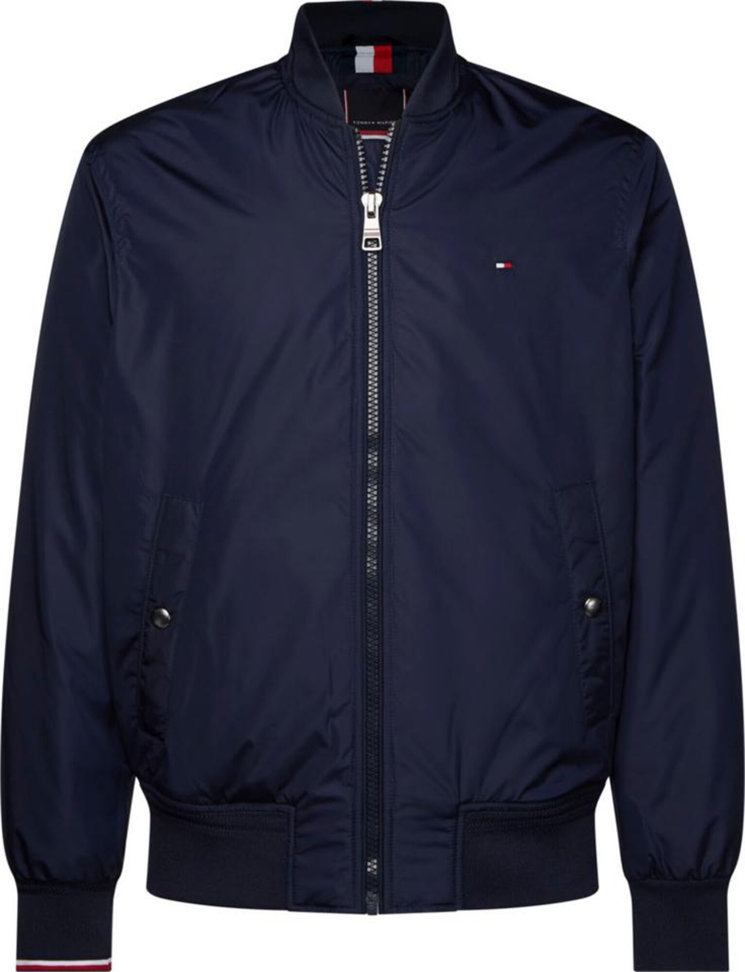 TOMMY HILFIGER Demisezoninė striukė  nakties mėlyna