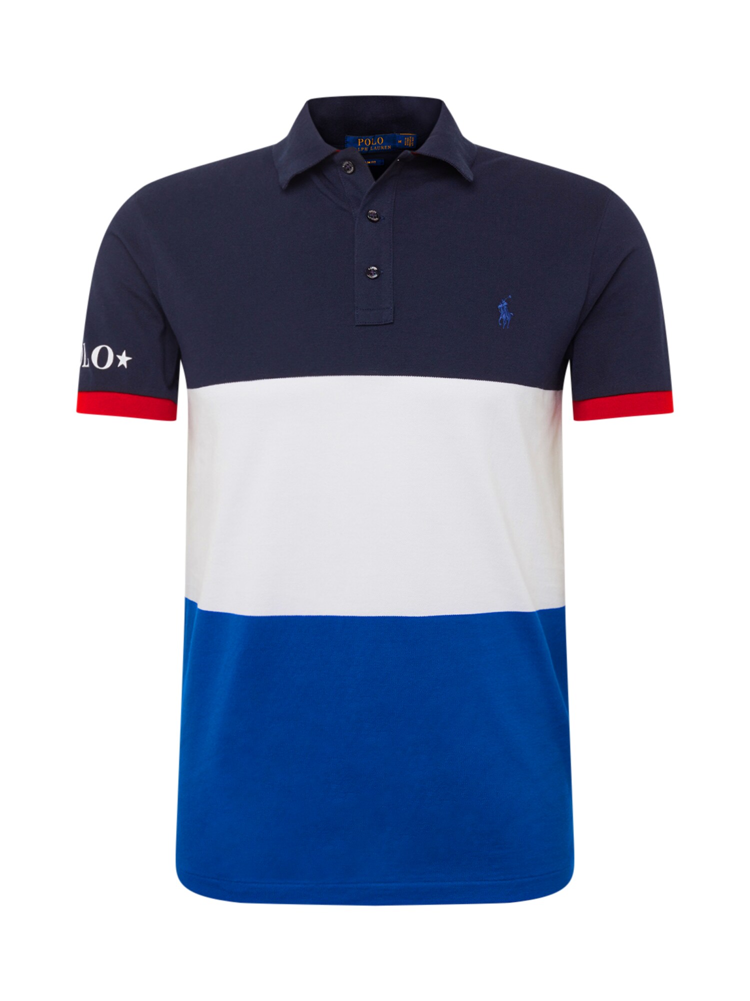 Polo Ralph Lauren Heren Shirt Sskcslm2 Short Sleeve Knit Royal Bluekoningsblauw Donkerblauw Wit polo ralph lauren kopen in de aanbieding