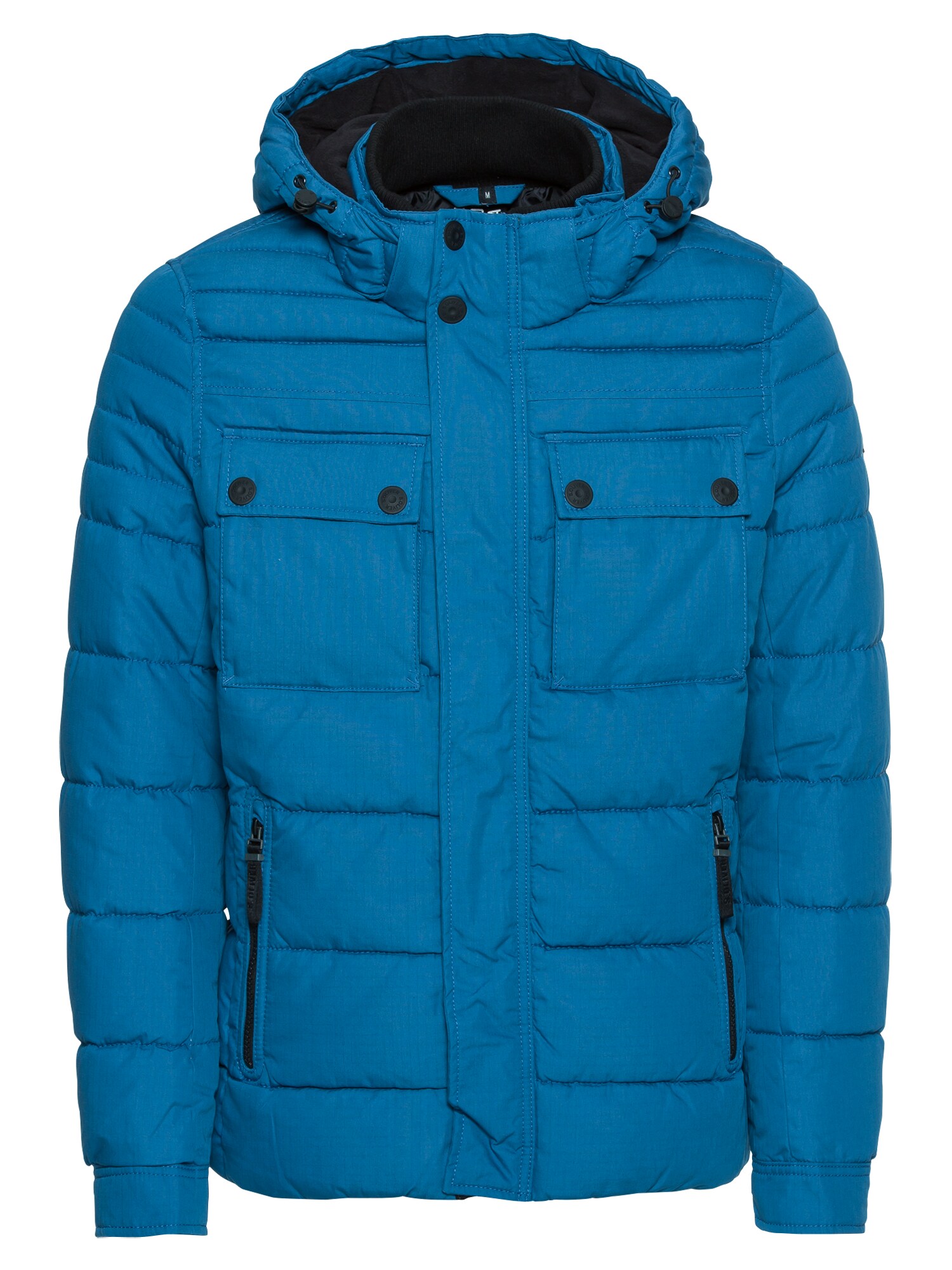 Soliver Red Label Heren Winterjas Blauw soliver red label kopen in de aanbieding
