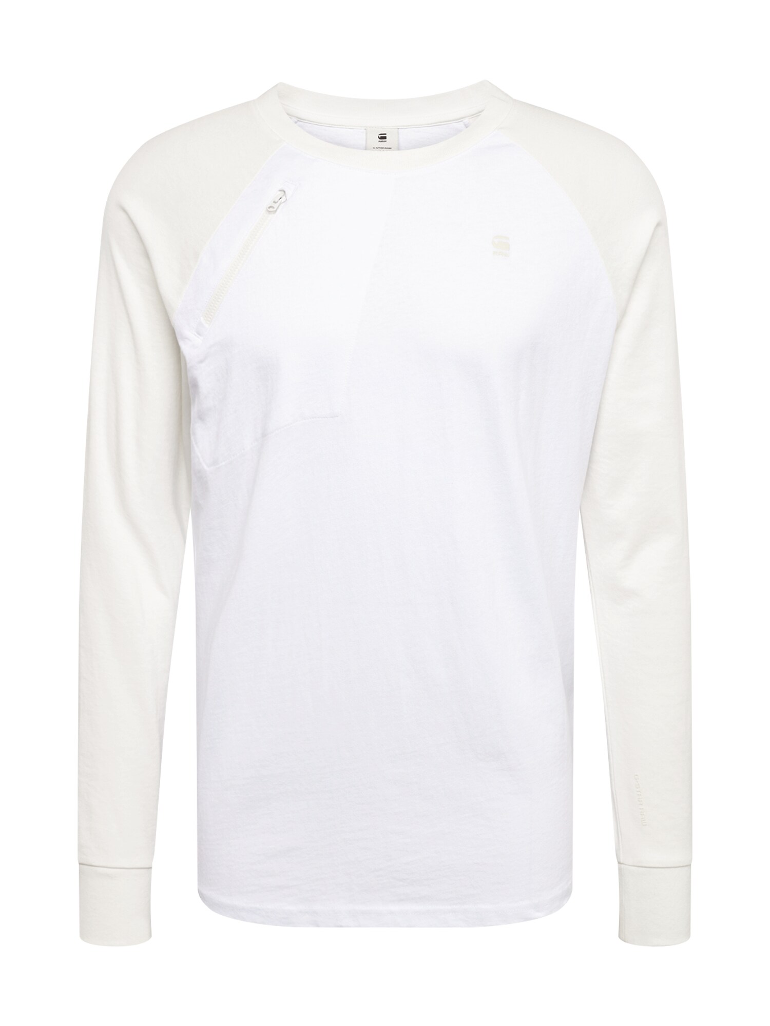 Gstar G Star Raw Heren Shirt Ore Raglan Wit gstar kopen in de aanbieding