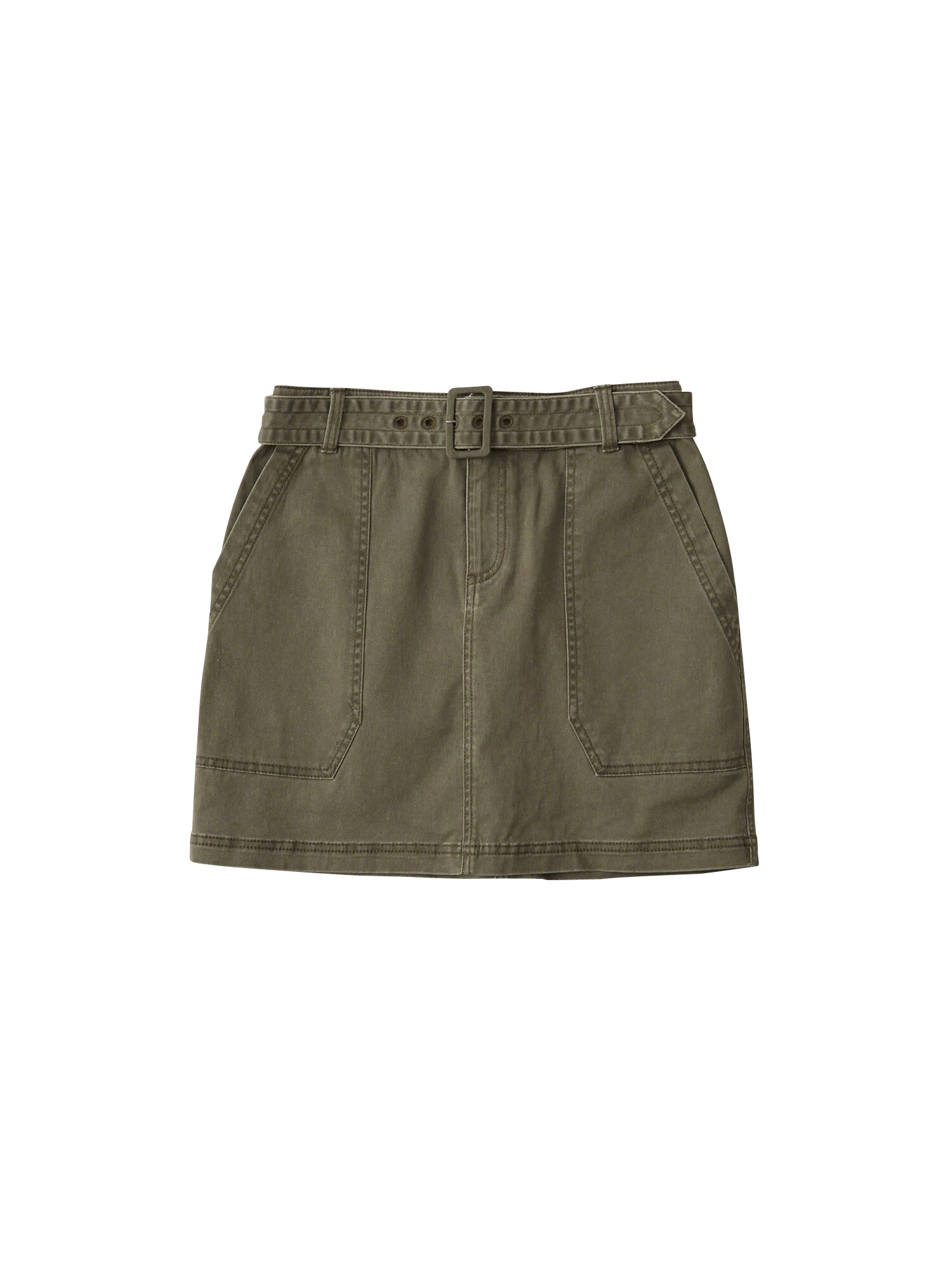 Abercrombie Fitch Dames Rok Olijfgroen abercrombie fitch kopen in de aanbieding