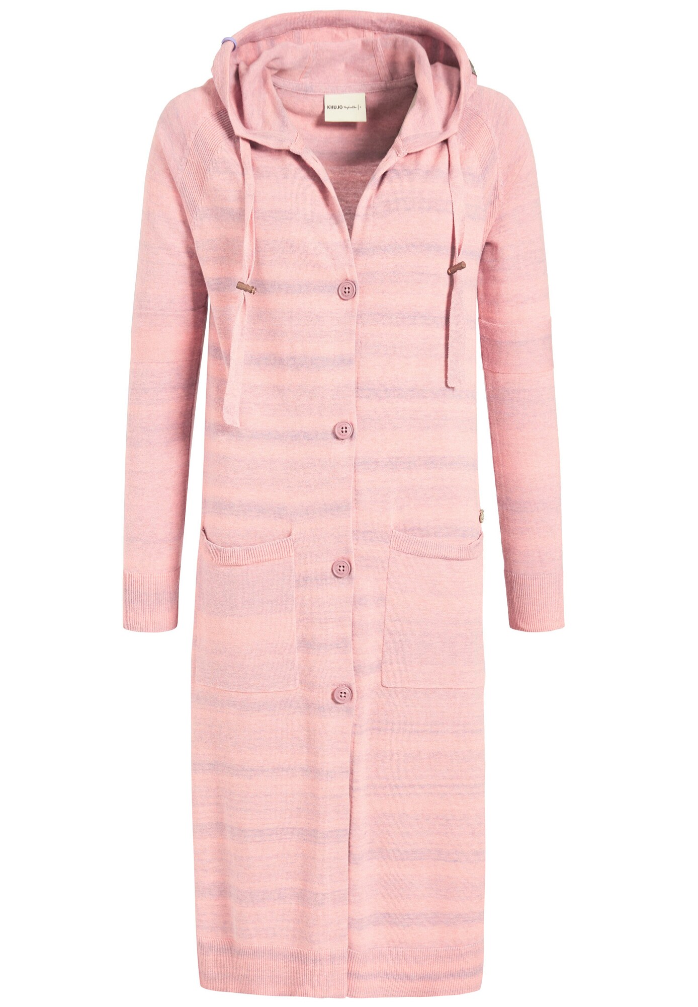 Khujo Dames Gebreid Vest Aletta Lavendel Rosa khujo kopen in de aanbieding