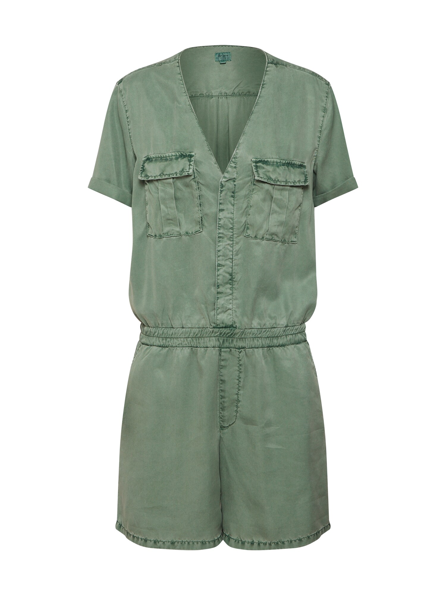 Pepe Jeans Dames Jumpsuit Sailor Kaki pepe jeans kopen in de aanbieding
