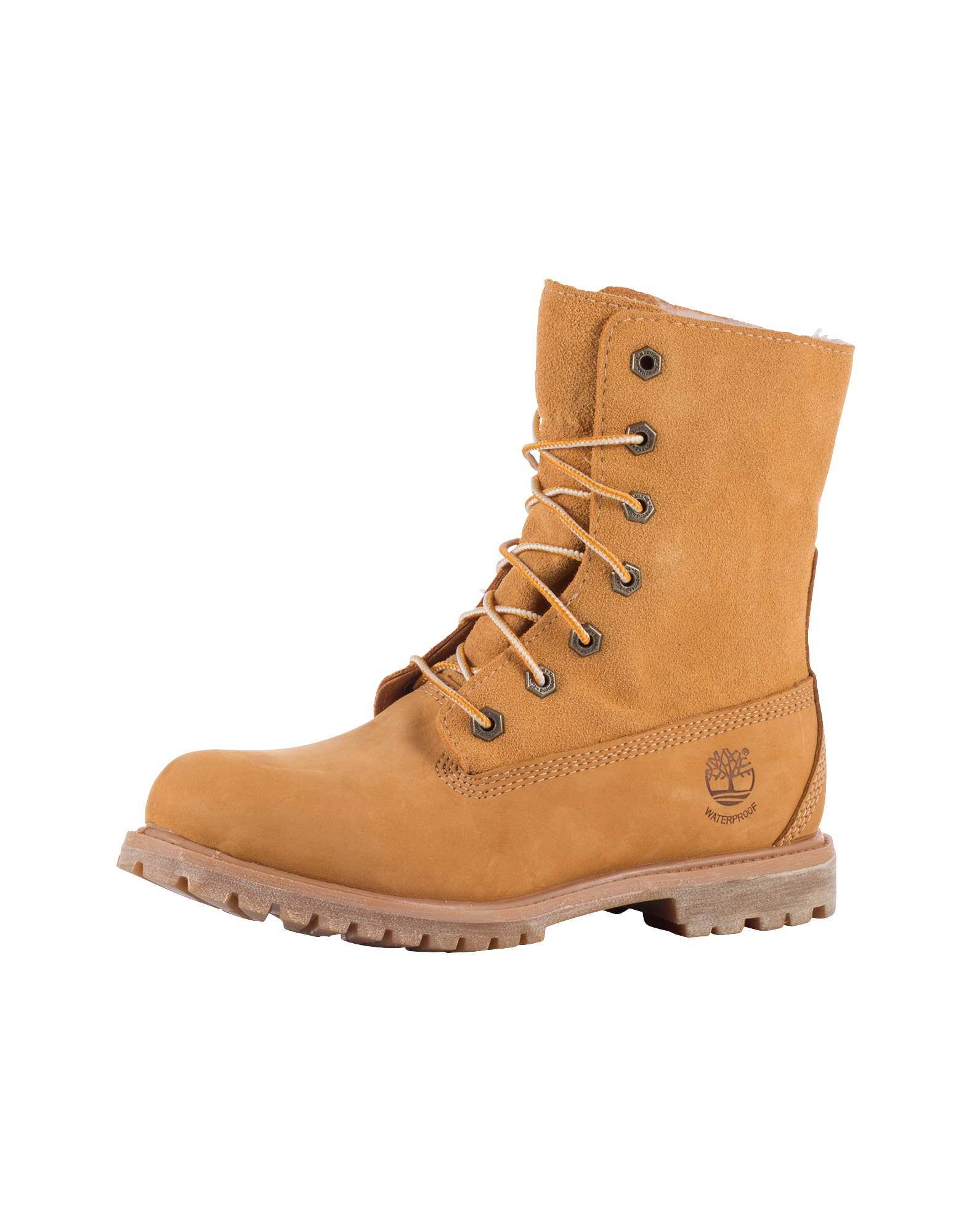 TIMBERLAND Ghete cu șireturi Authentics maro coniac