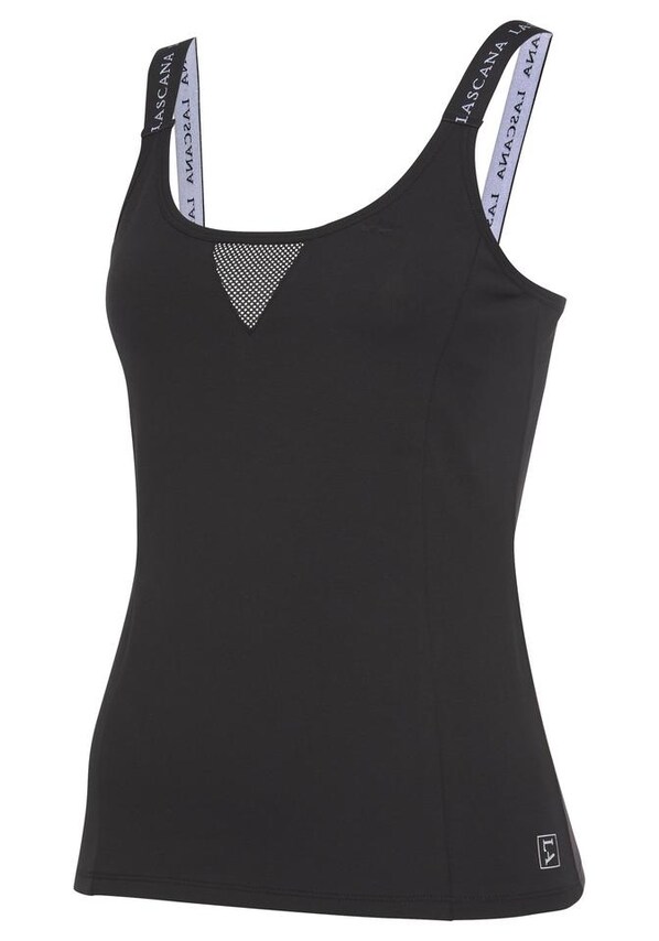 LASCANA ACTIVE, Sport top, fekete, 4 kép a 8 közül