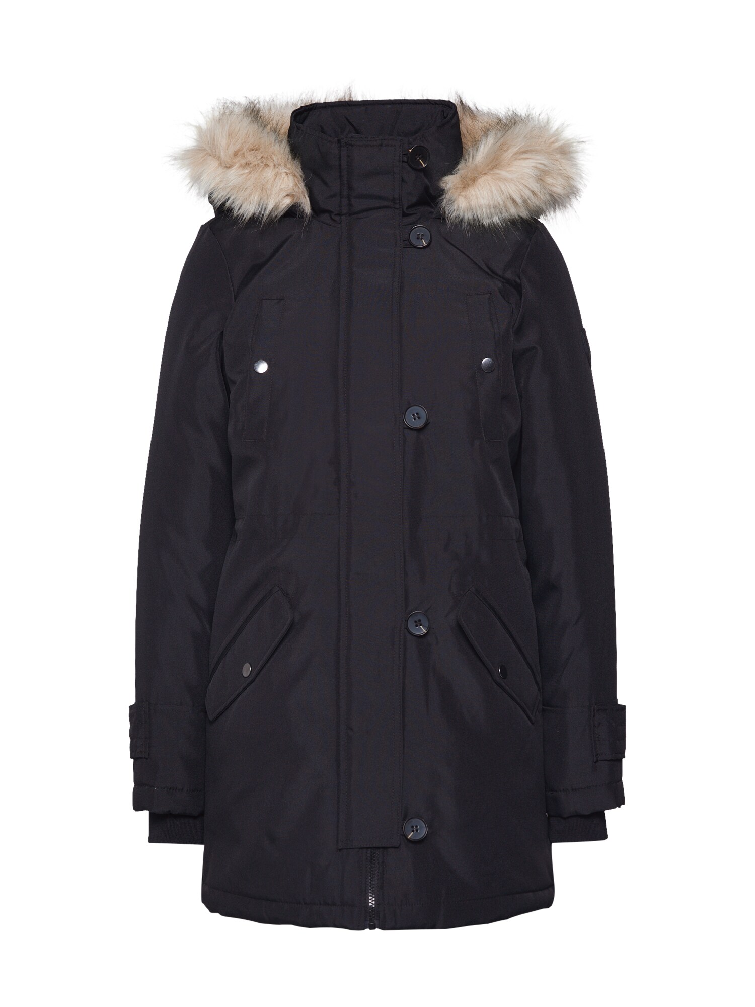 VERO MODA Žieminis paltas 'Excursion Expedition'  juoda