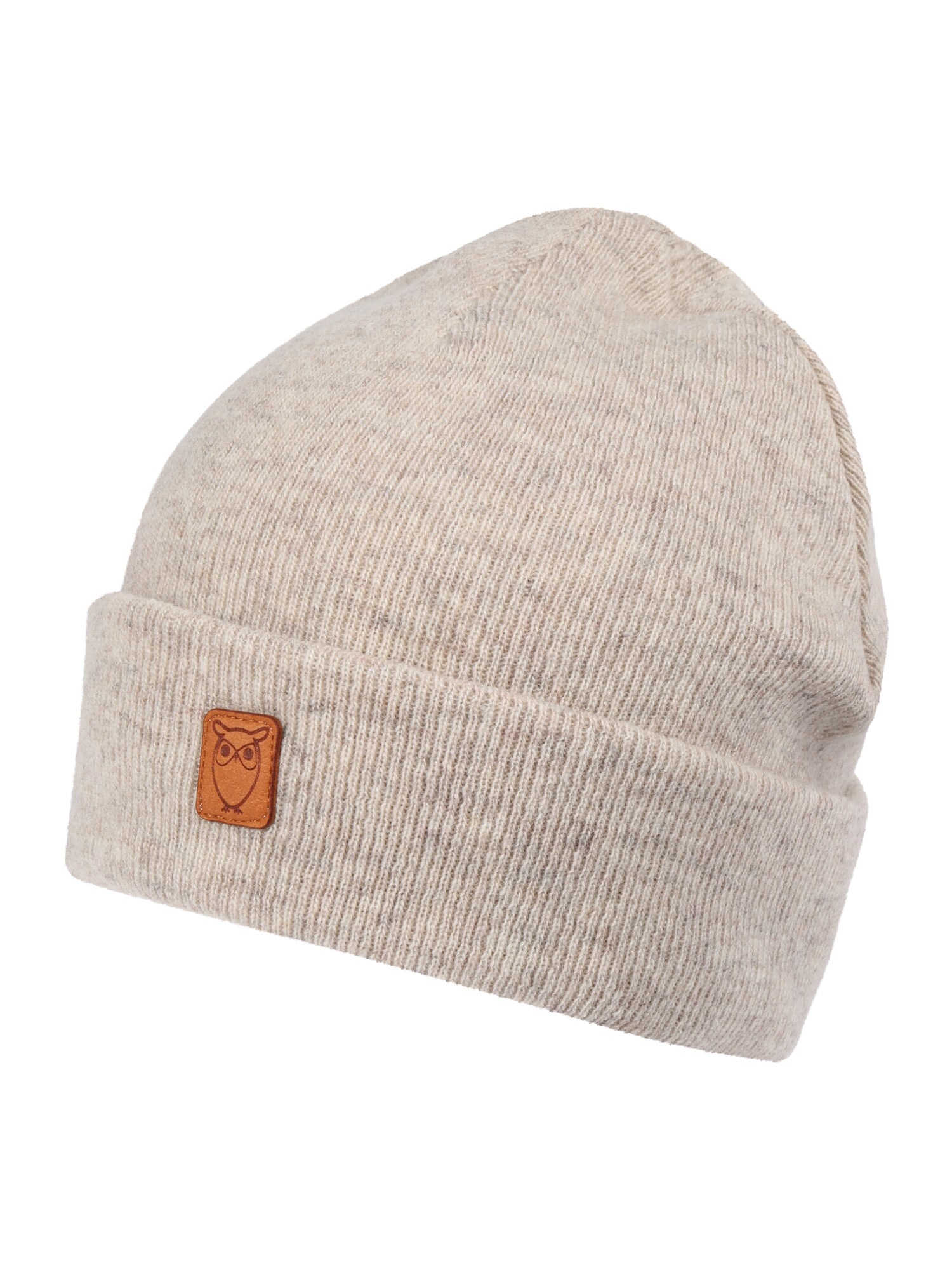 KnowledgeCotton Apparel Megzta kepurė  šampano