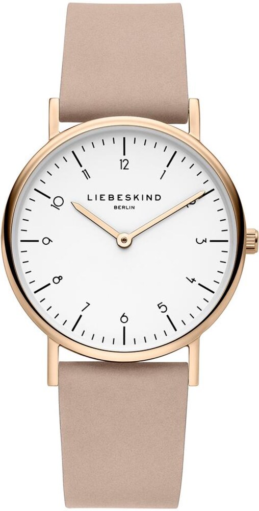Liebeskind Berlin Uhr Damen Größe One Size hellbeige / rosegold / weiß