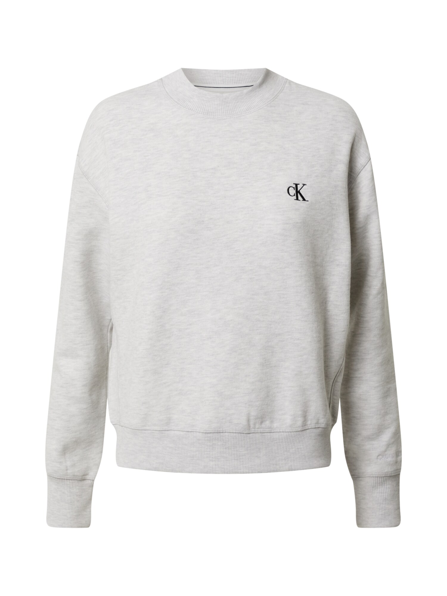 Calvin Klein Jeans Megztinis be užsegimo 'EMBROIDERY'  šviesiai pilka
