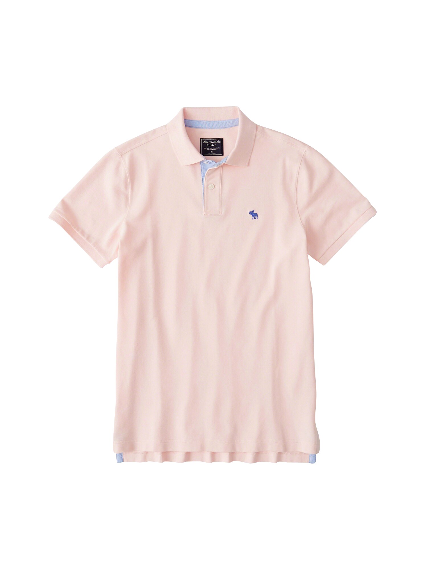 Abercrombie Fitch Heren Shirt Core Polo T5 Oudroze abercrombie fitch kopen in de aanbieding