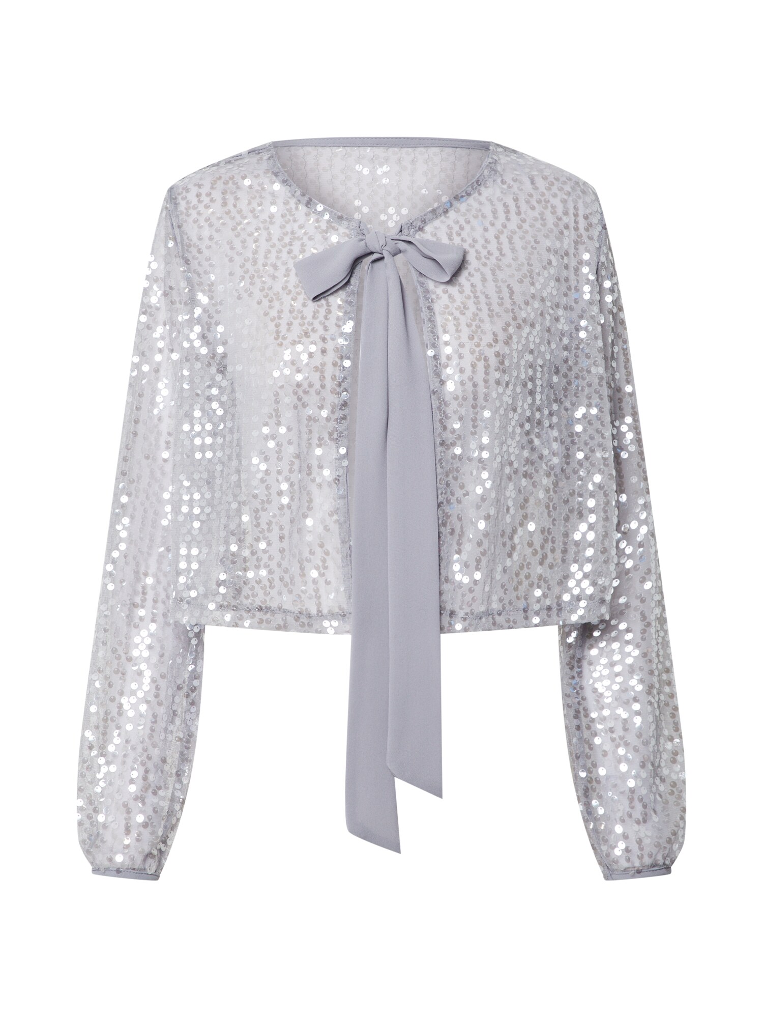 VILA Palaidinė 'VIVILJA L/S COVER UP/OC'  sidabrinė