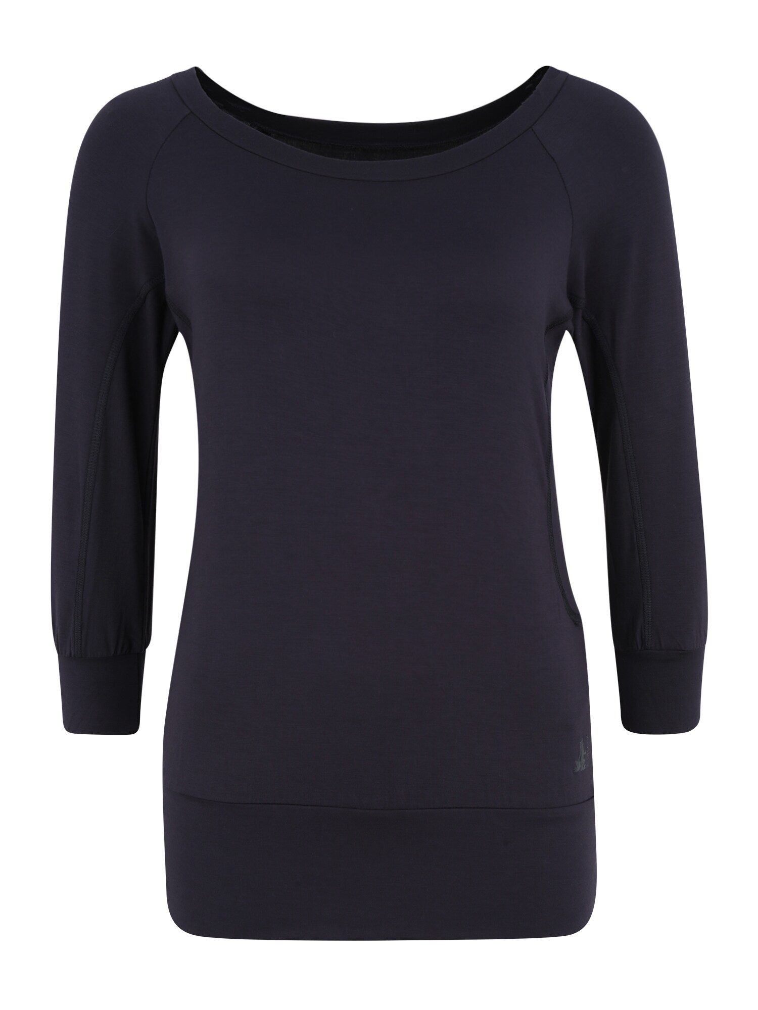 CURARE Yogawear Camisa funcionais 'Flow'  azul noturno
