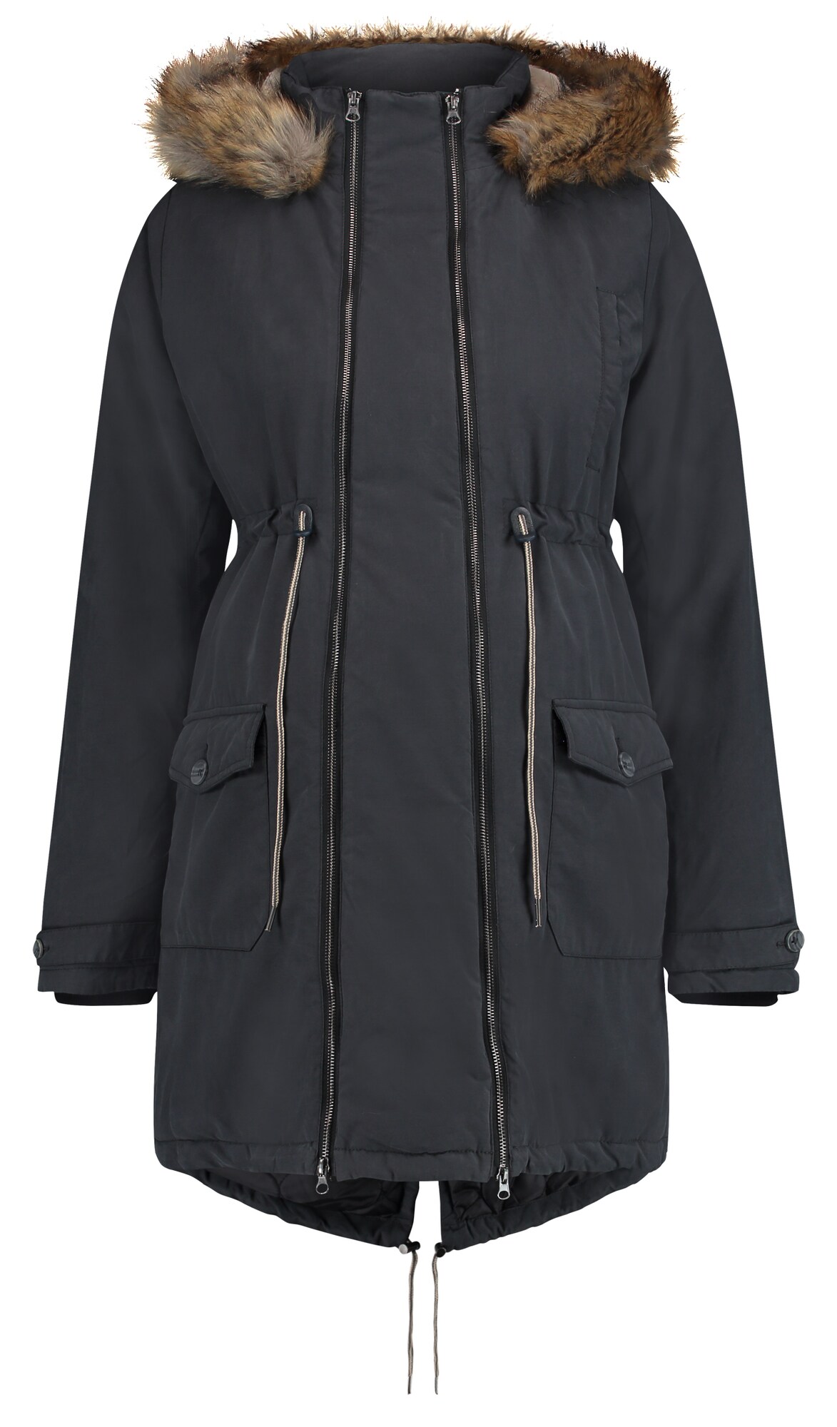 Noppies Dames Winterparka Malin Basaltgrijs noppies kopen in de aanbieding