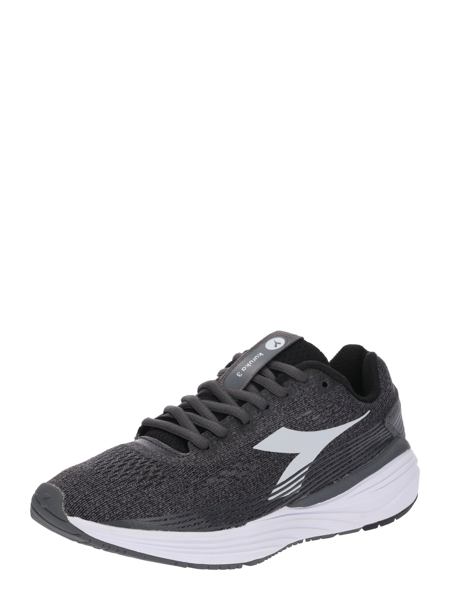 Diadora Dames Loopschoen Kuruka Grijs Zwart Wit diadora kopen in de aanbieding