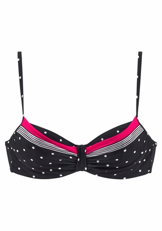 LASCANA, Bikini felső 'Monroe', fekete