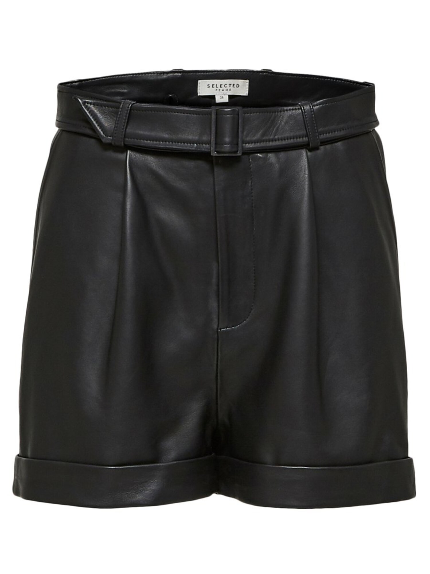 Selected Femme Dames Bandplooibroek Zwart selected femme kopen in de aanbieding