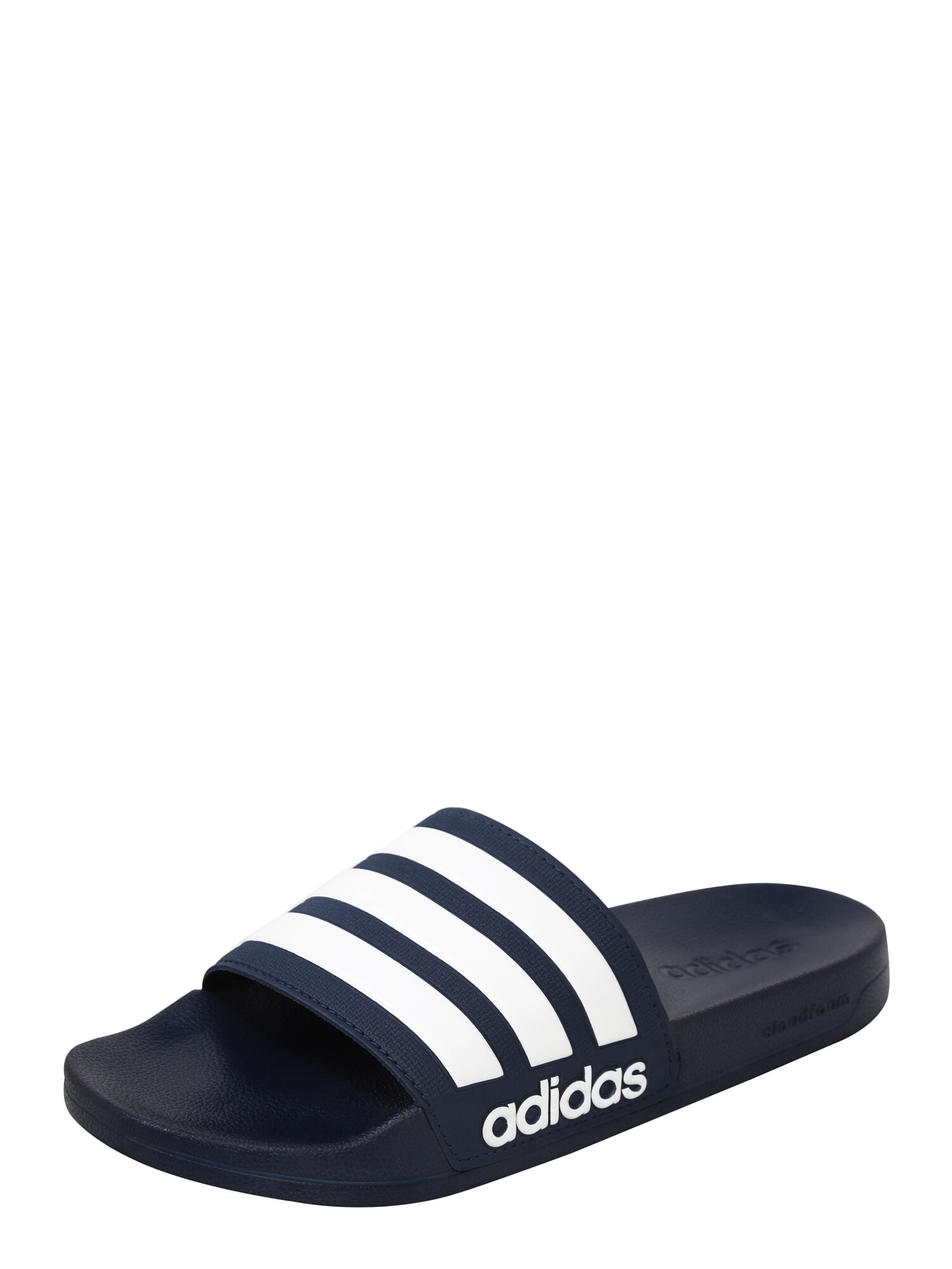 ADIDAS PERFORMANCE Sandalai / maudymosi batai 'Adilette'  balta / tamsiai mėlyna