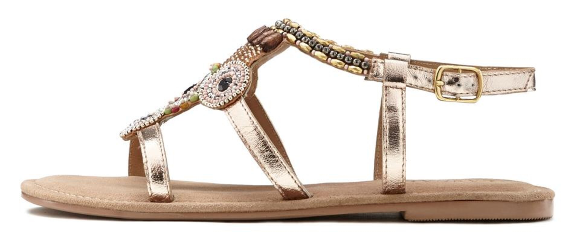 LASCANA Remsandal guld sandaler dam