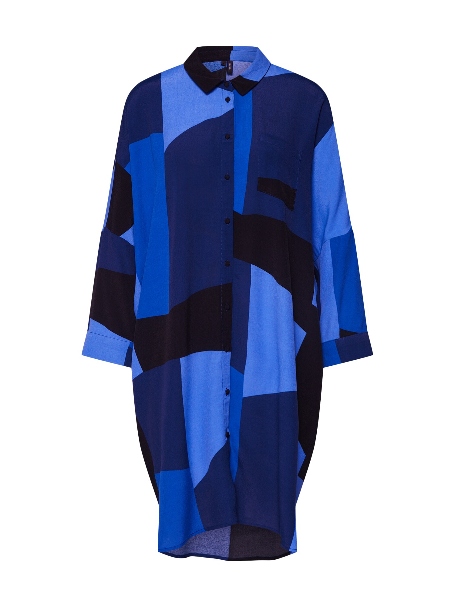 Vero Moda Dames Blouse Molly Blauw Lichtblauw Donkerblauw Violetblauw vero moda kopen in de aanbieding