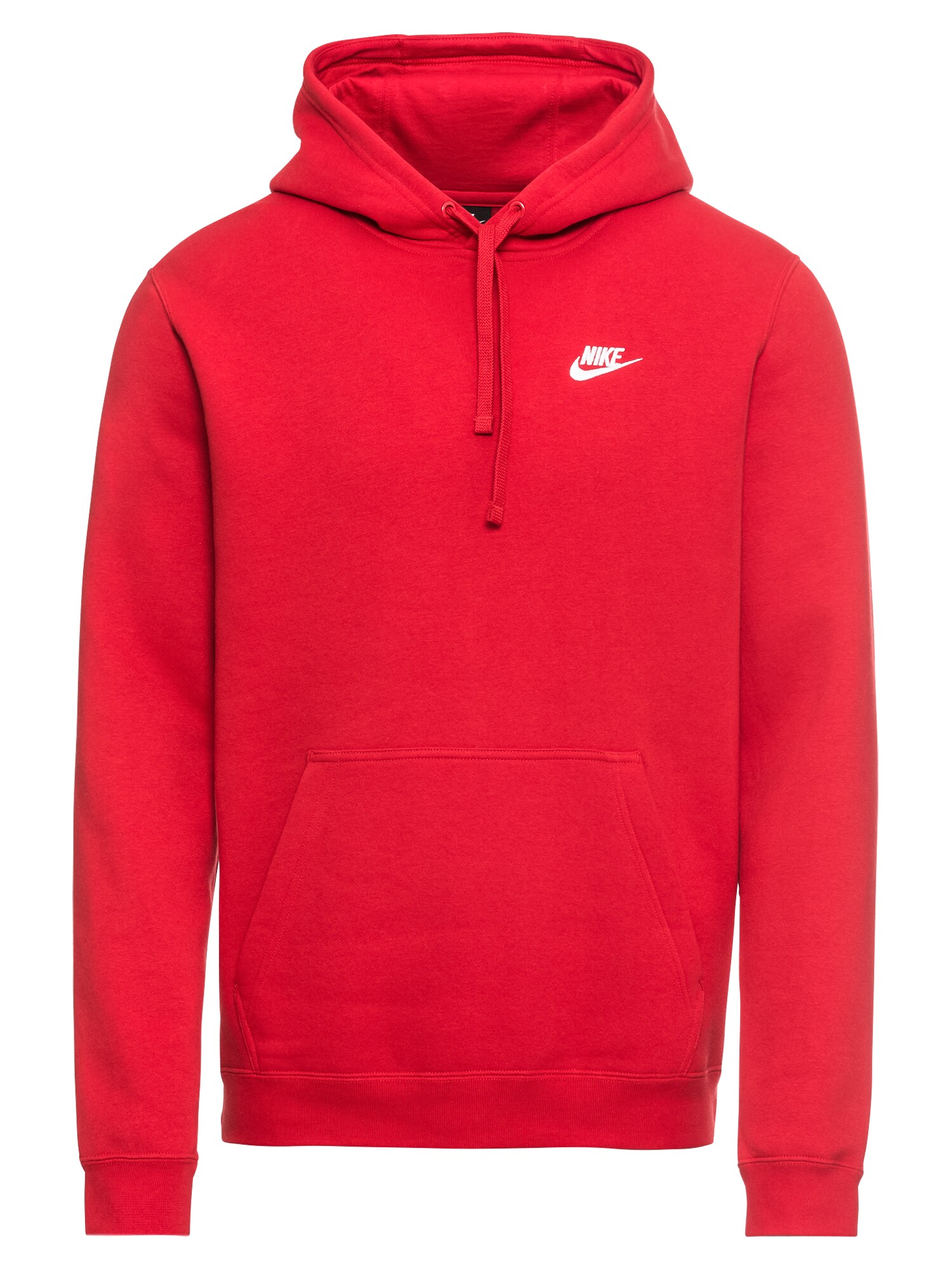 Nike Sportswear Heren Sweatshirt Po Flc Club Rood nike kopen in de aanbieding
