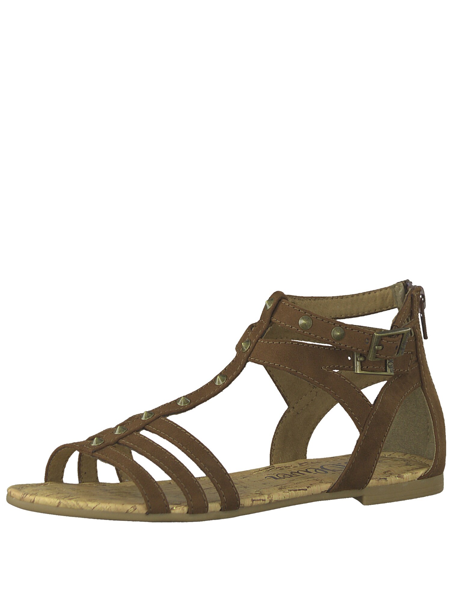 Soliver Red Label Dames Sandaal Bruin soliver red label kopen in de aanbieding