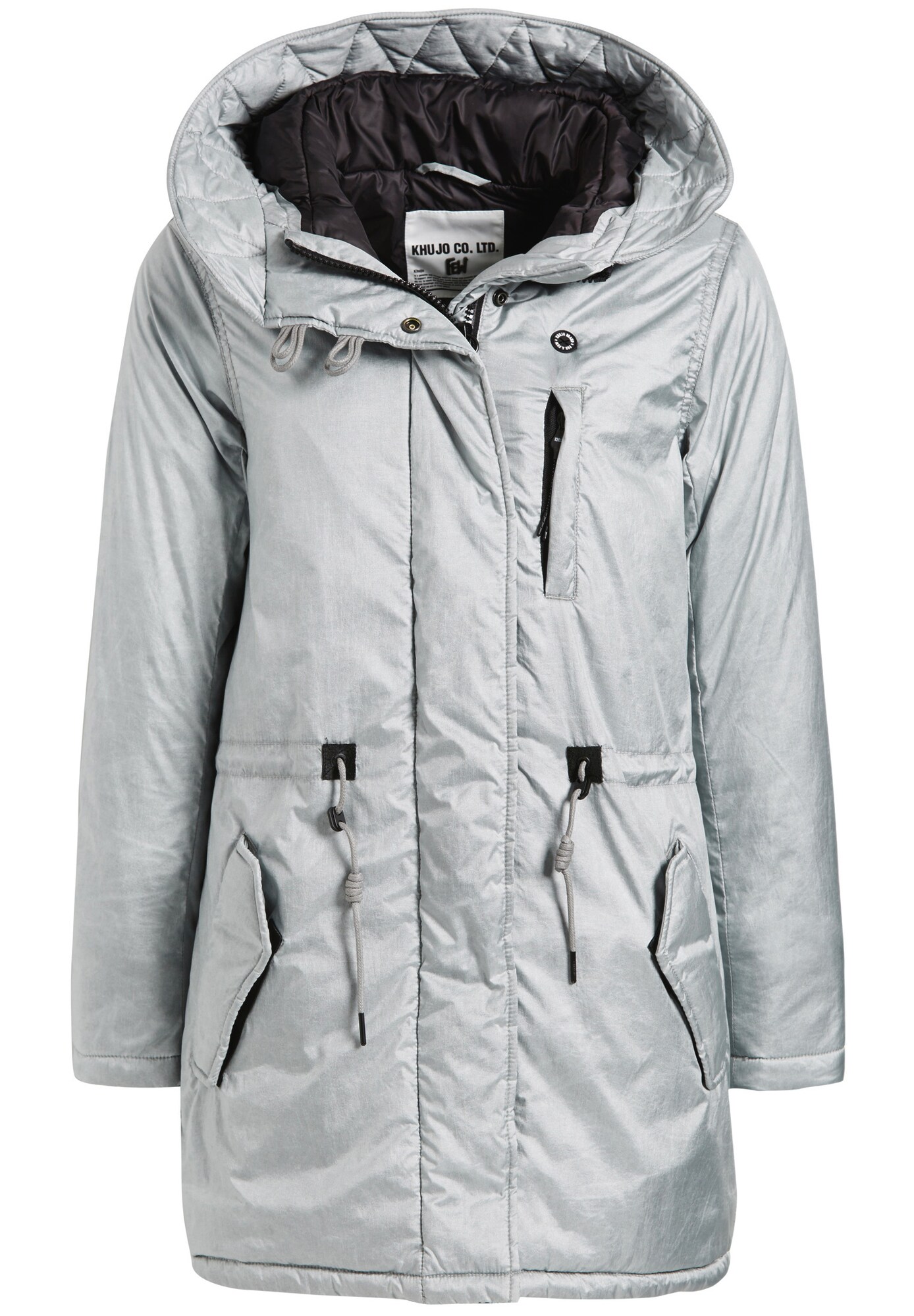 Khujo Dames Tussenparka Asami Grijs khujo kopen in de aanbieding