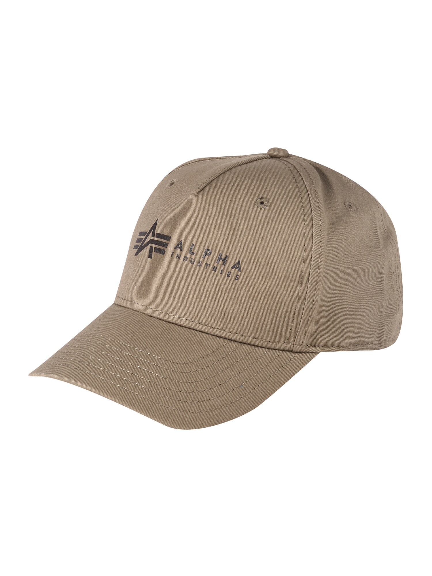 ALPHA INDUSTRIES Čiapka 'Alpha'  kaki / čierna