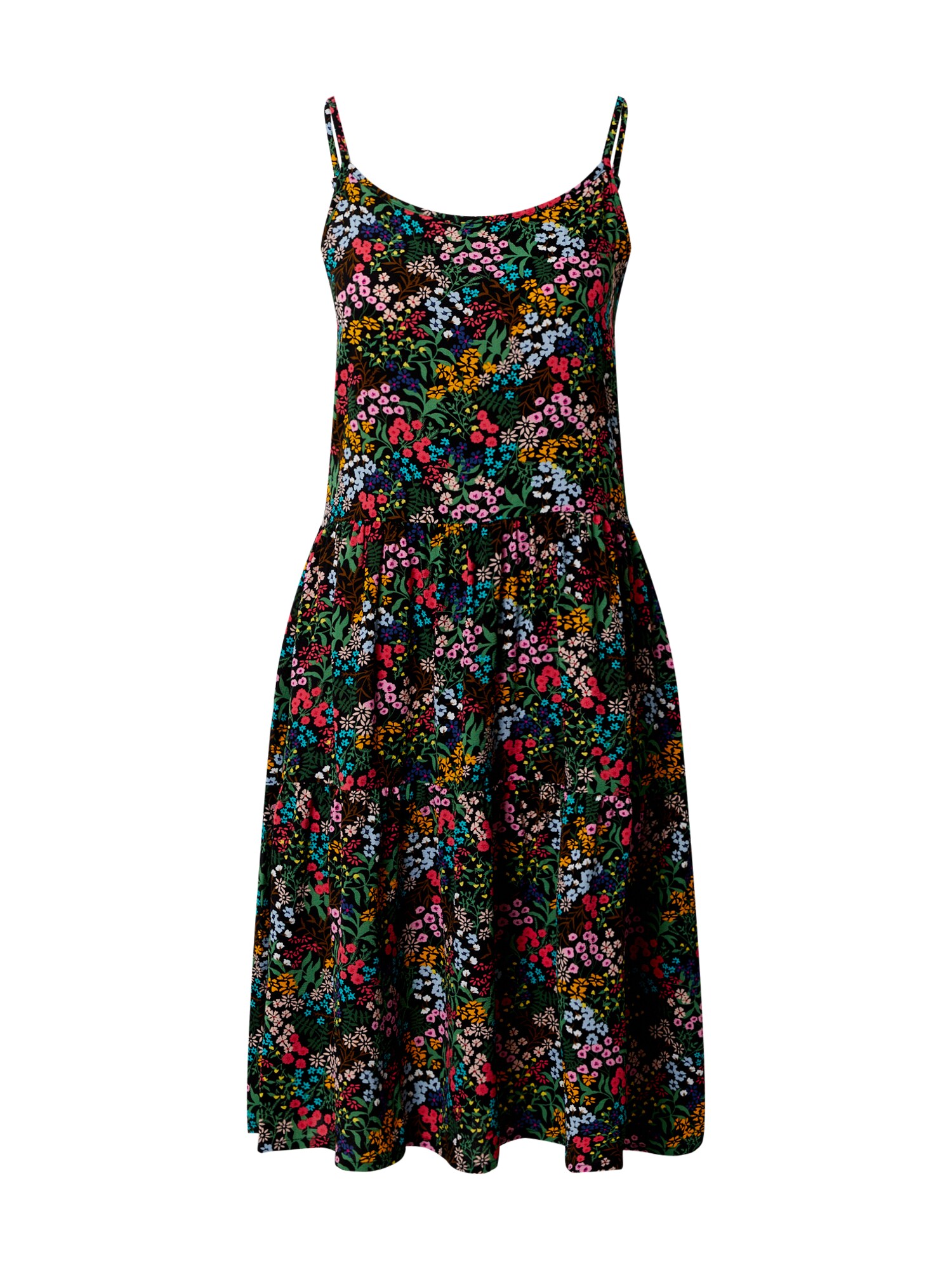 JACQUELINE de YONG Vasarinė suknelė 'JDYTRICKY S/L LAYER DRESS WVN'  juoda