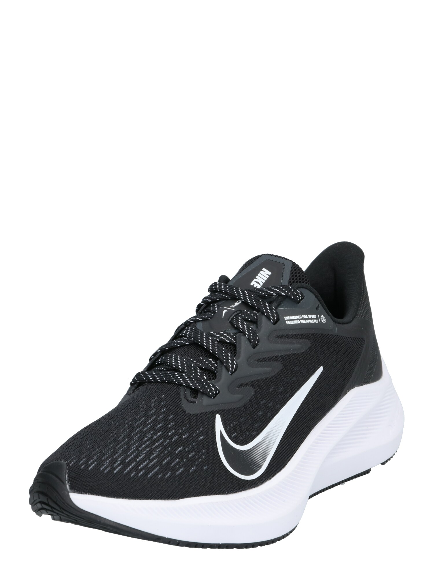 NIKE Sportiniai batai 'Air Zoom Winflo 7'  balta / juoda