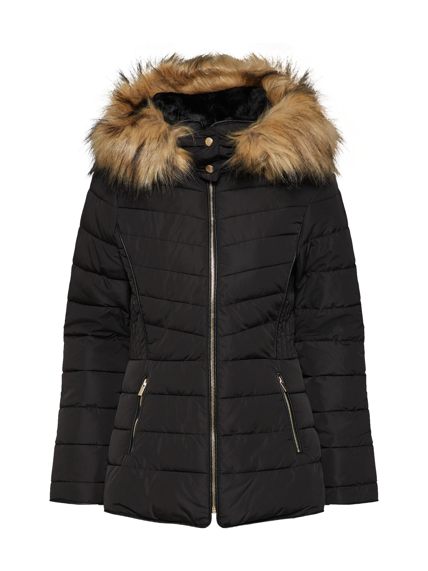New Look Dames Winterjas Zwart new look kopen in de aanbieding