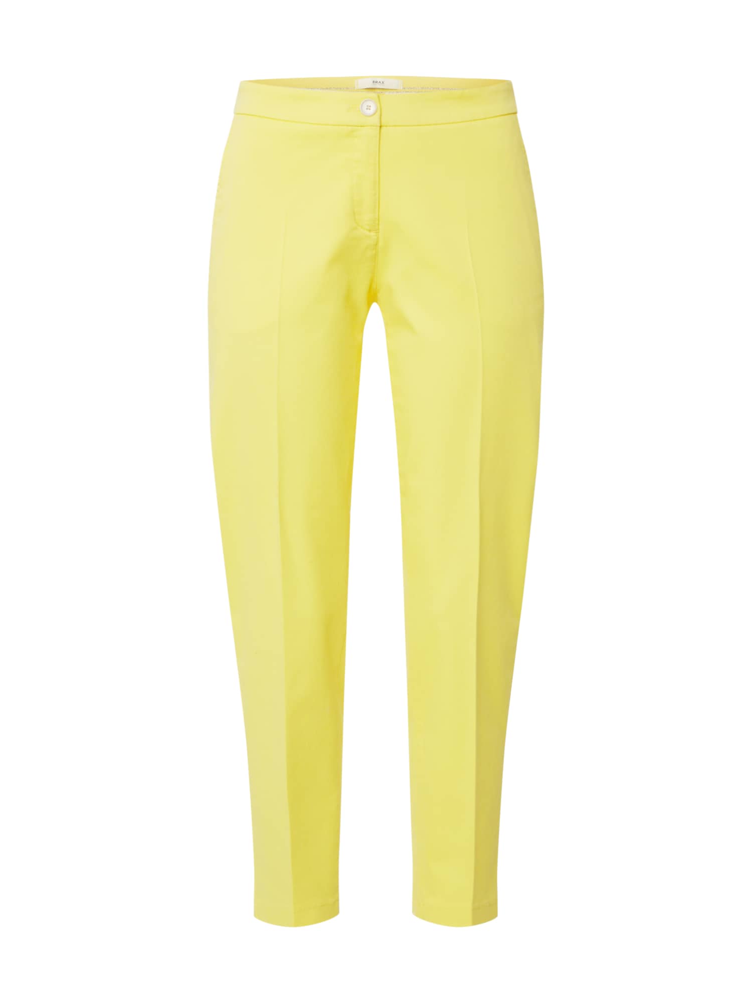 BRAX Kelnės su kantu 'MARON'  geltona