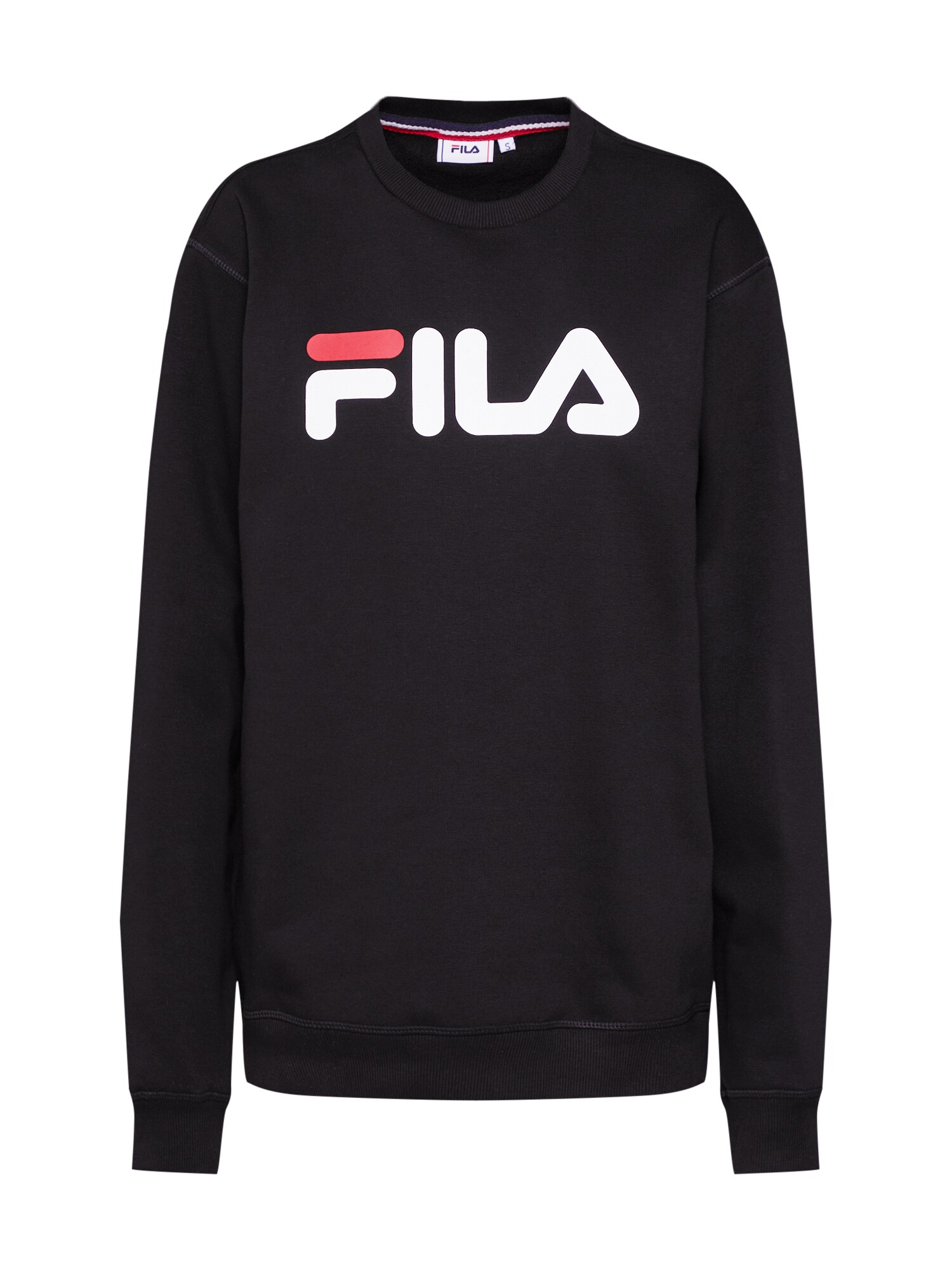 FILA Megztinis be užsegimo 'Pure'  juoda / balta / raudona
