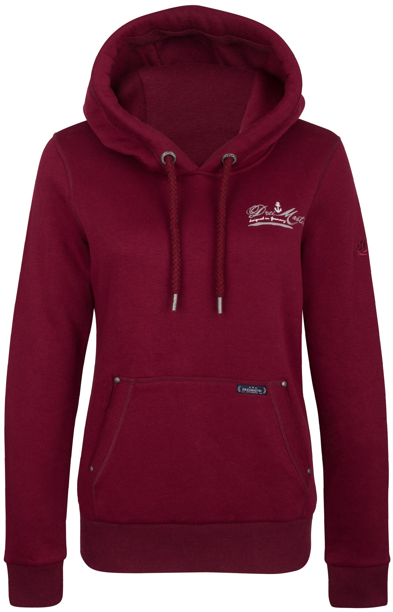 Dreimaster Dames Trui Rood dreimaster kopen in de aanbieding