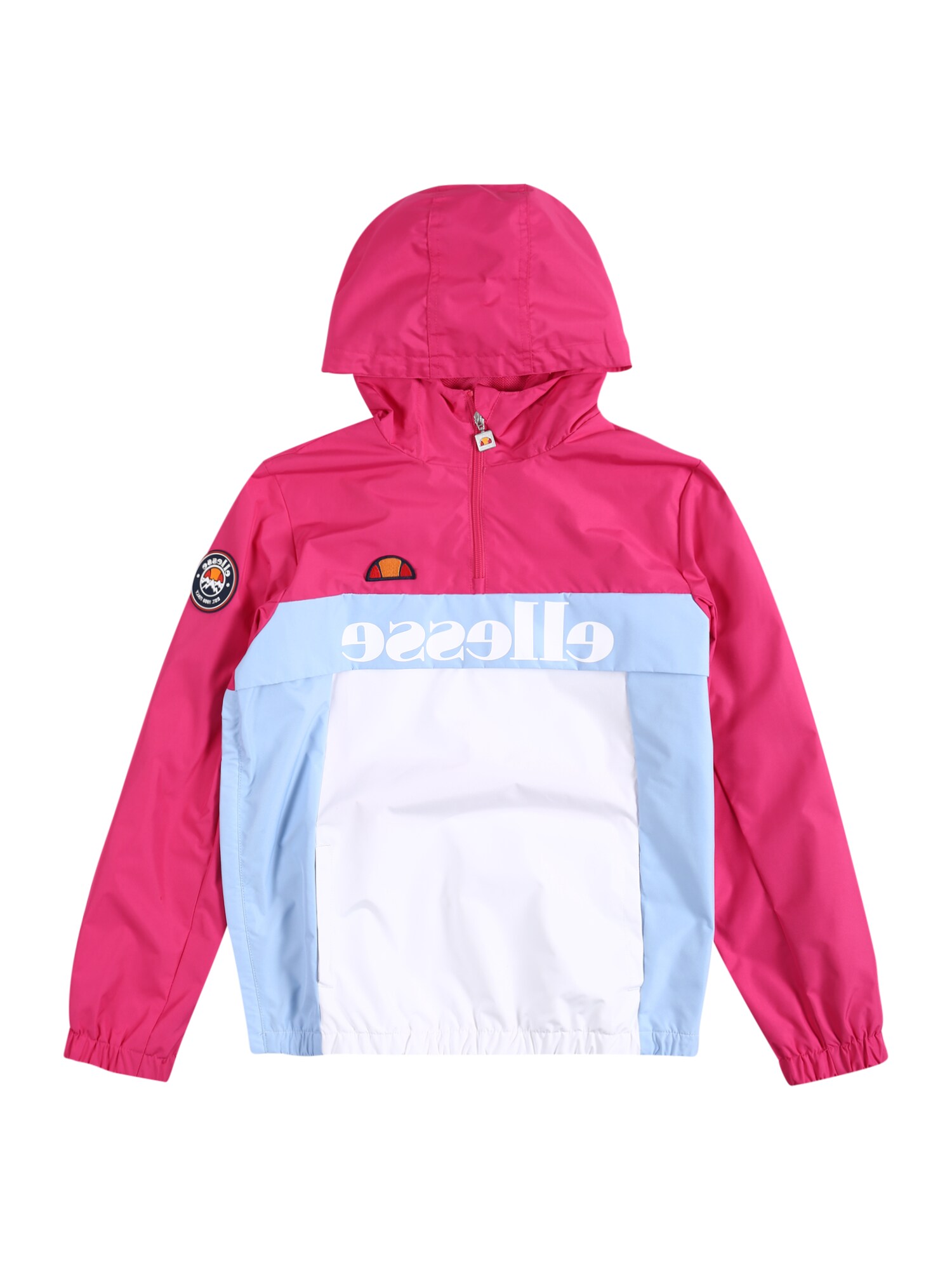 ELLESSE Demisezoninė striukė 'Chero'  rožių spalva / balta / dangaus žydra